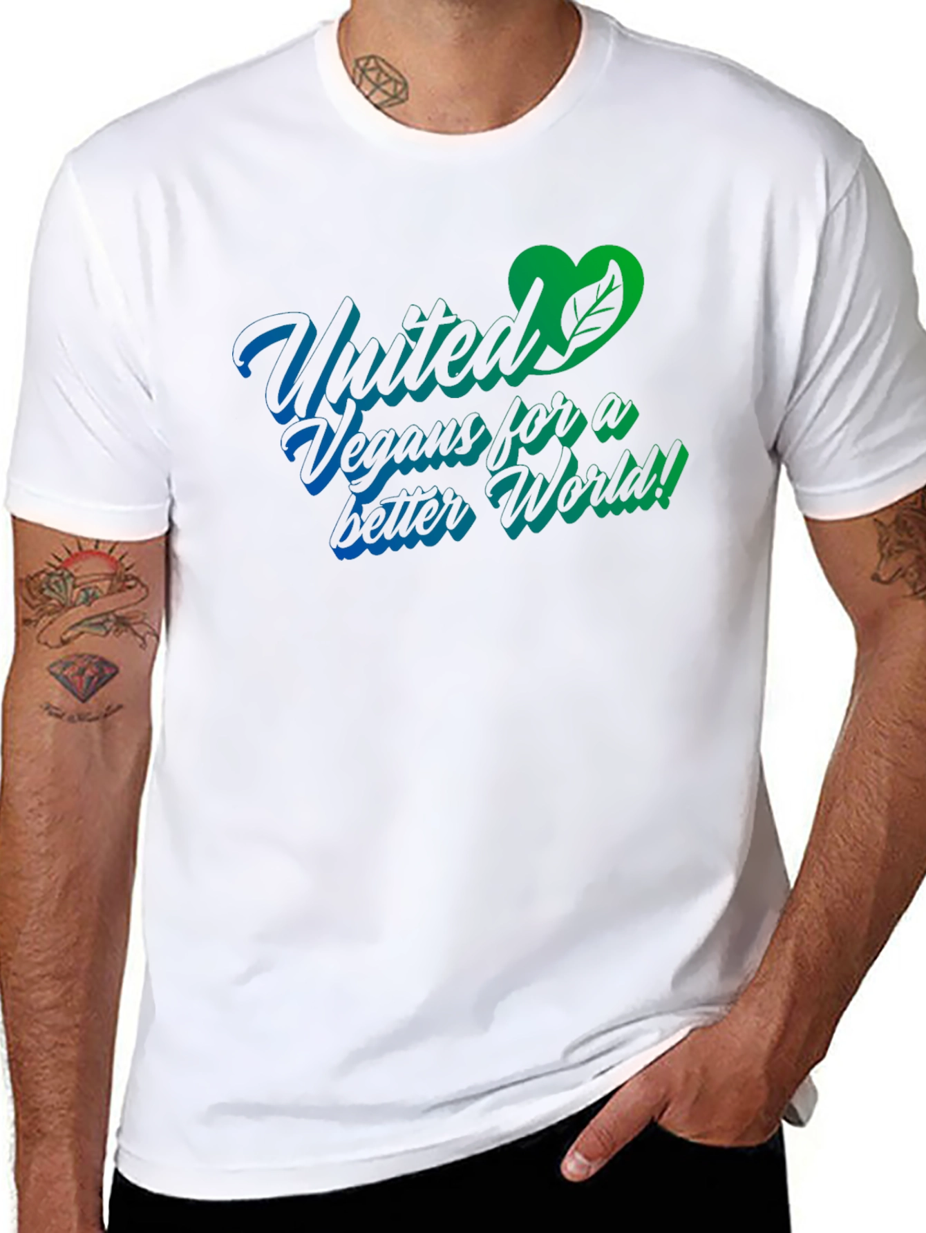 Vegan Unity Tee - United Vegans for a Better World - 8
