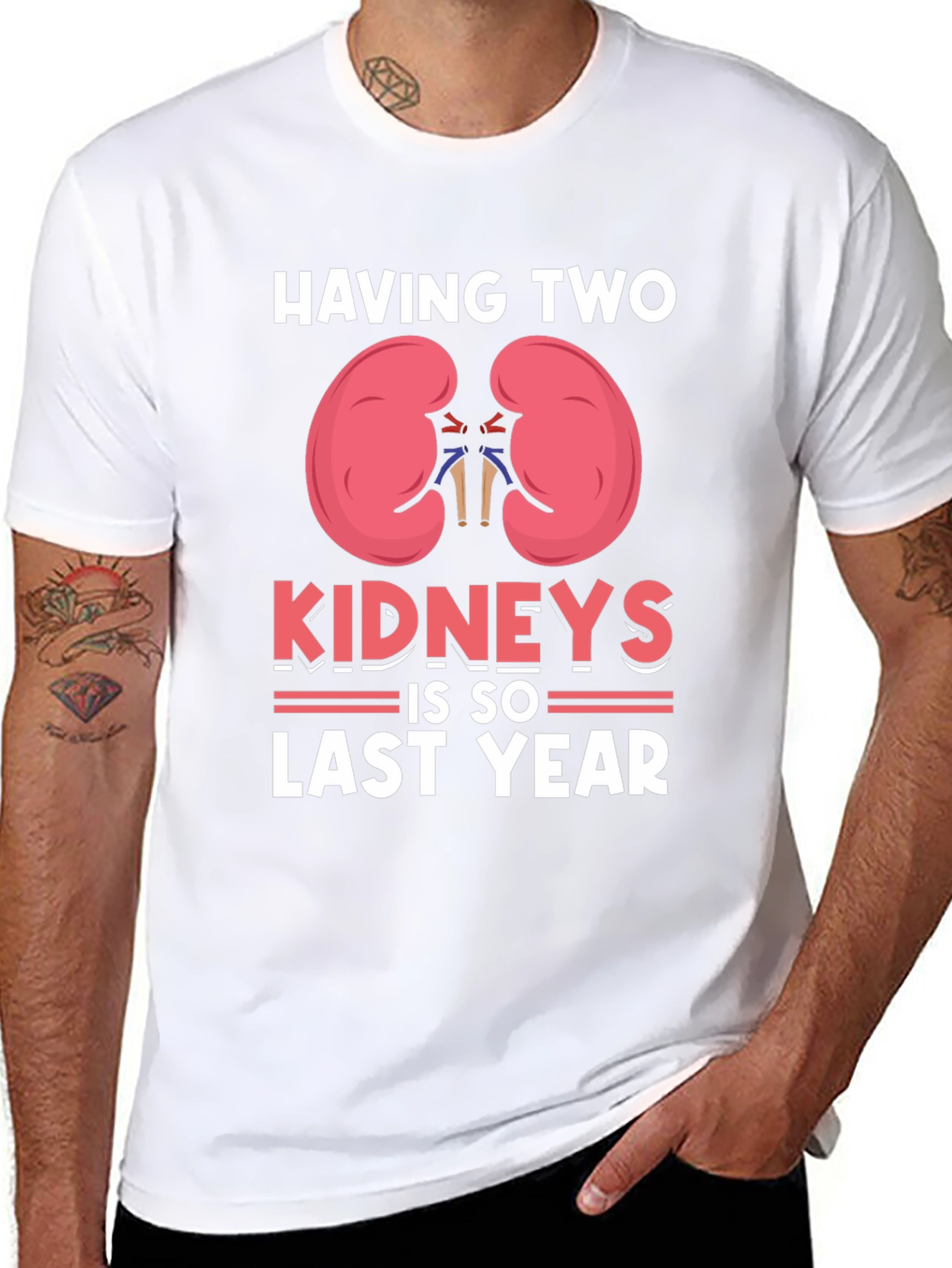 Black Having Two Kidneys Is So Last Year T-Shirt view 8