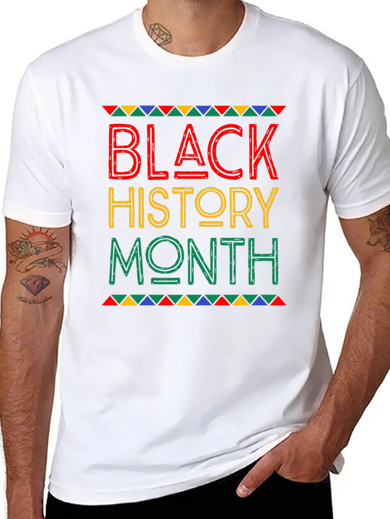 Black Black History Month Graphic Tee view 8