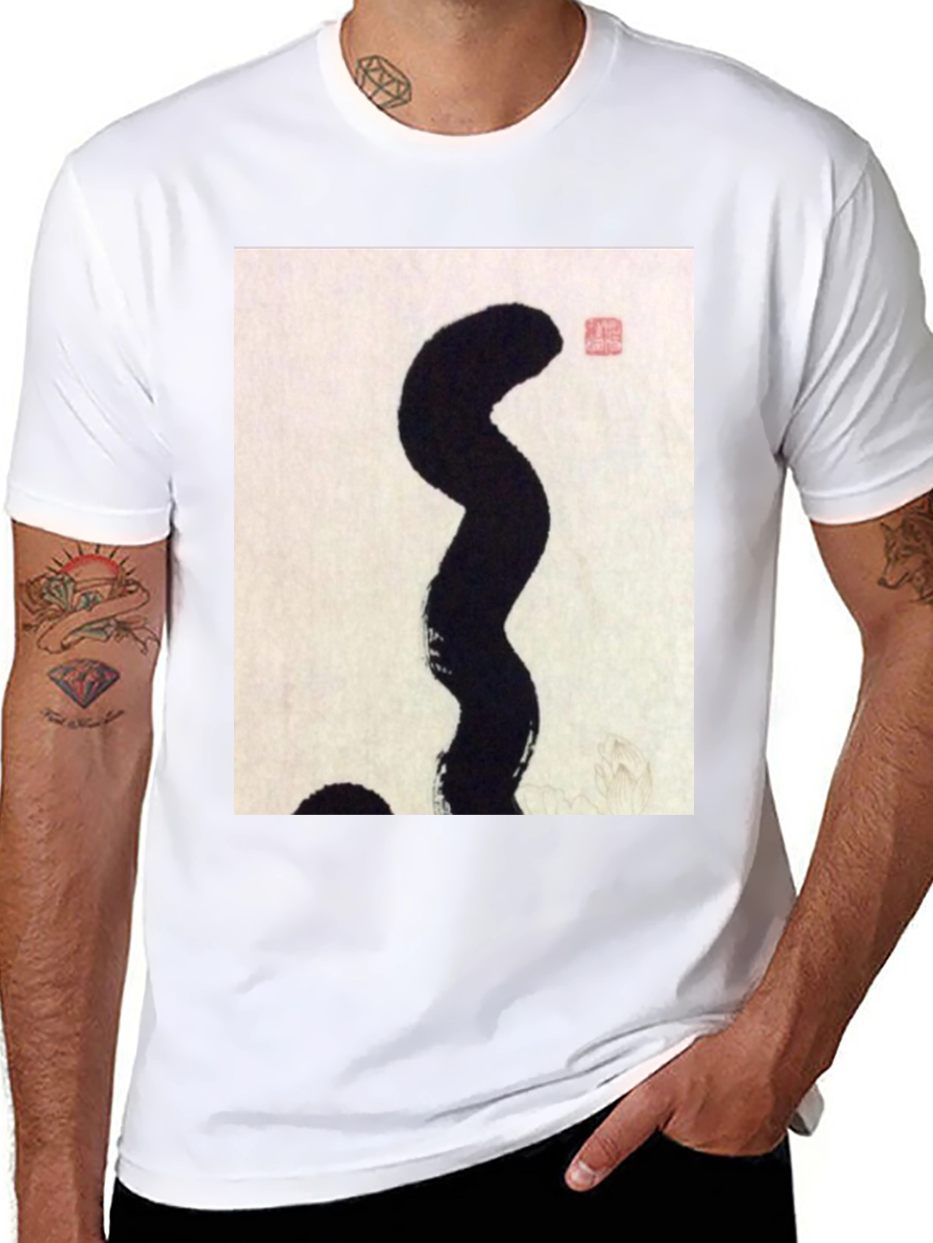 Abstract Art Graphic Tee - 8