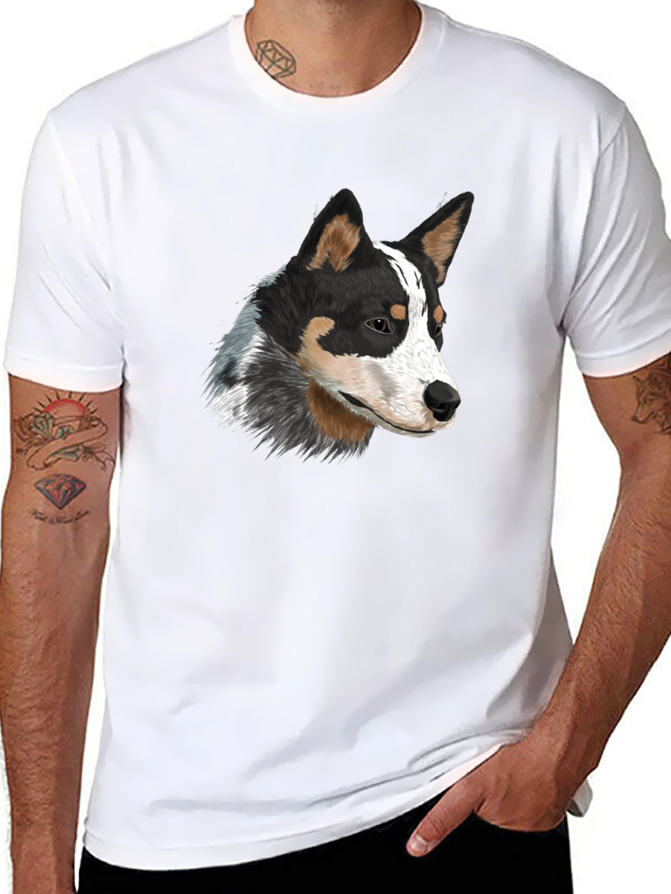 Black Dog Breed Graphic Tee - Unisex Comfort view 8
