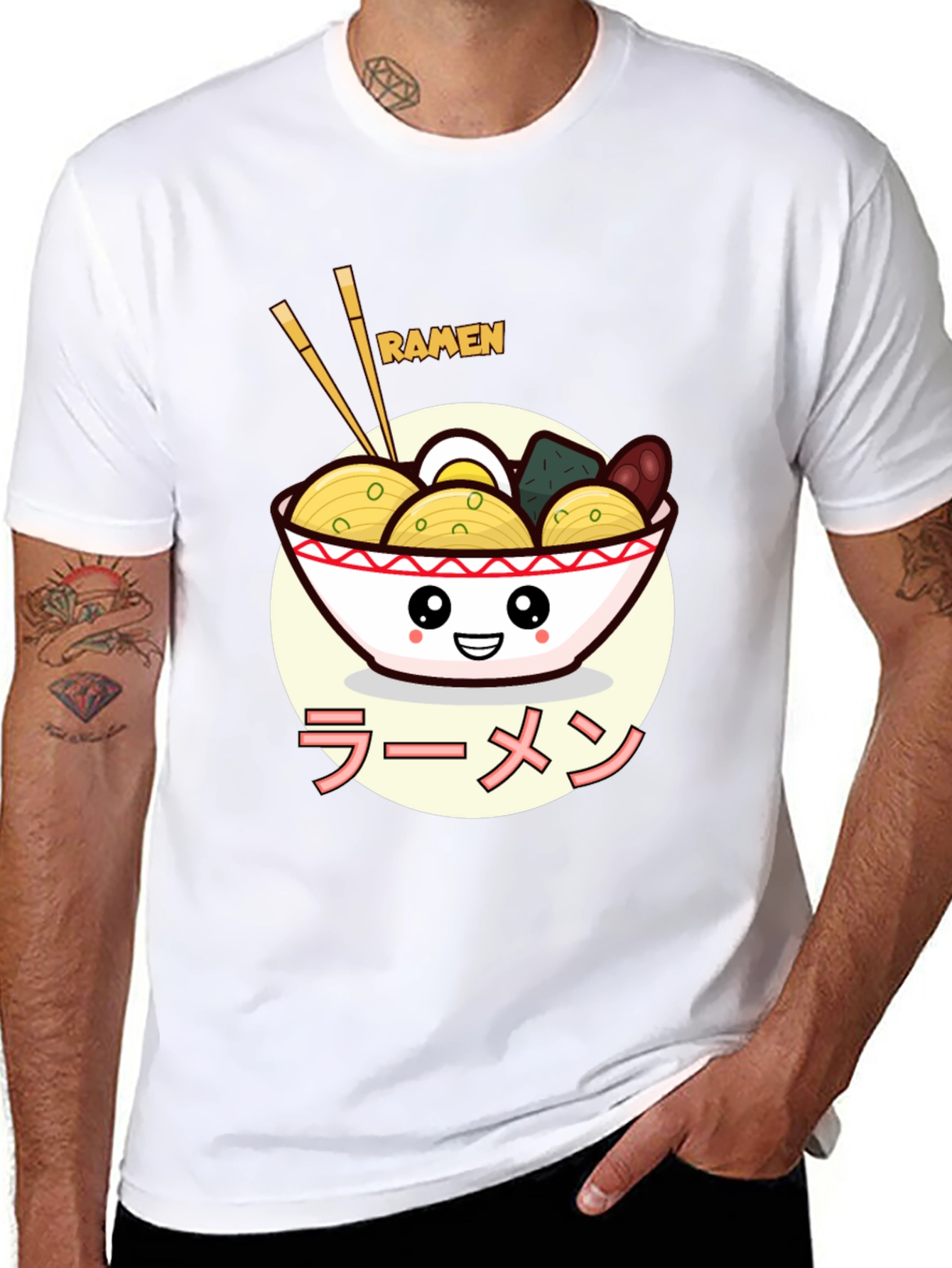 Ramen Bowl Graphic Tee - Cute Anime Food T-Shirt - 8