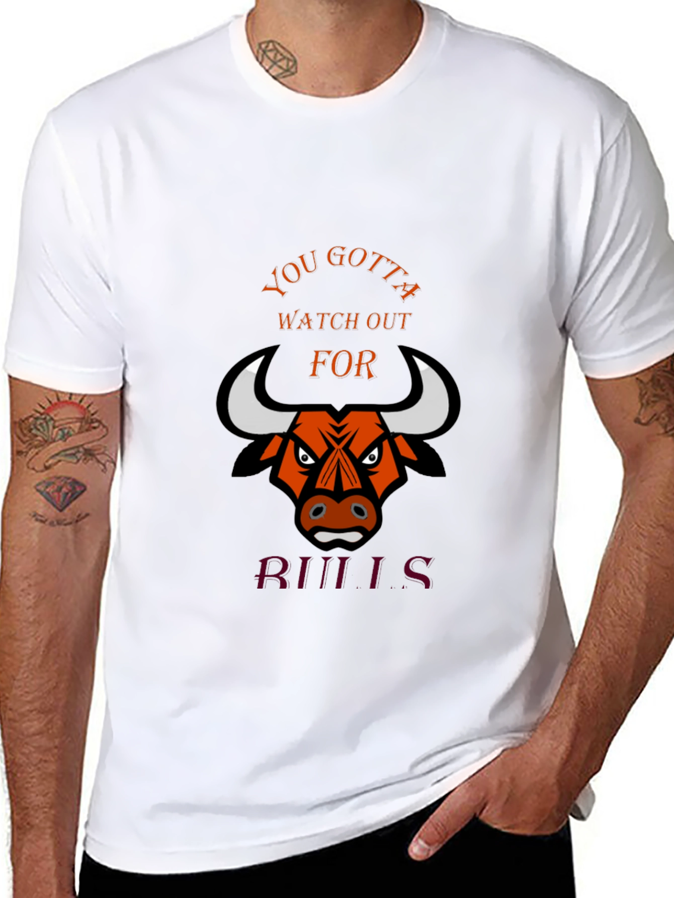 You Gotta Watch Out for Bulls Graphic T-Shirt - 8