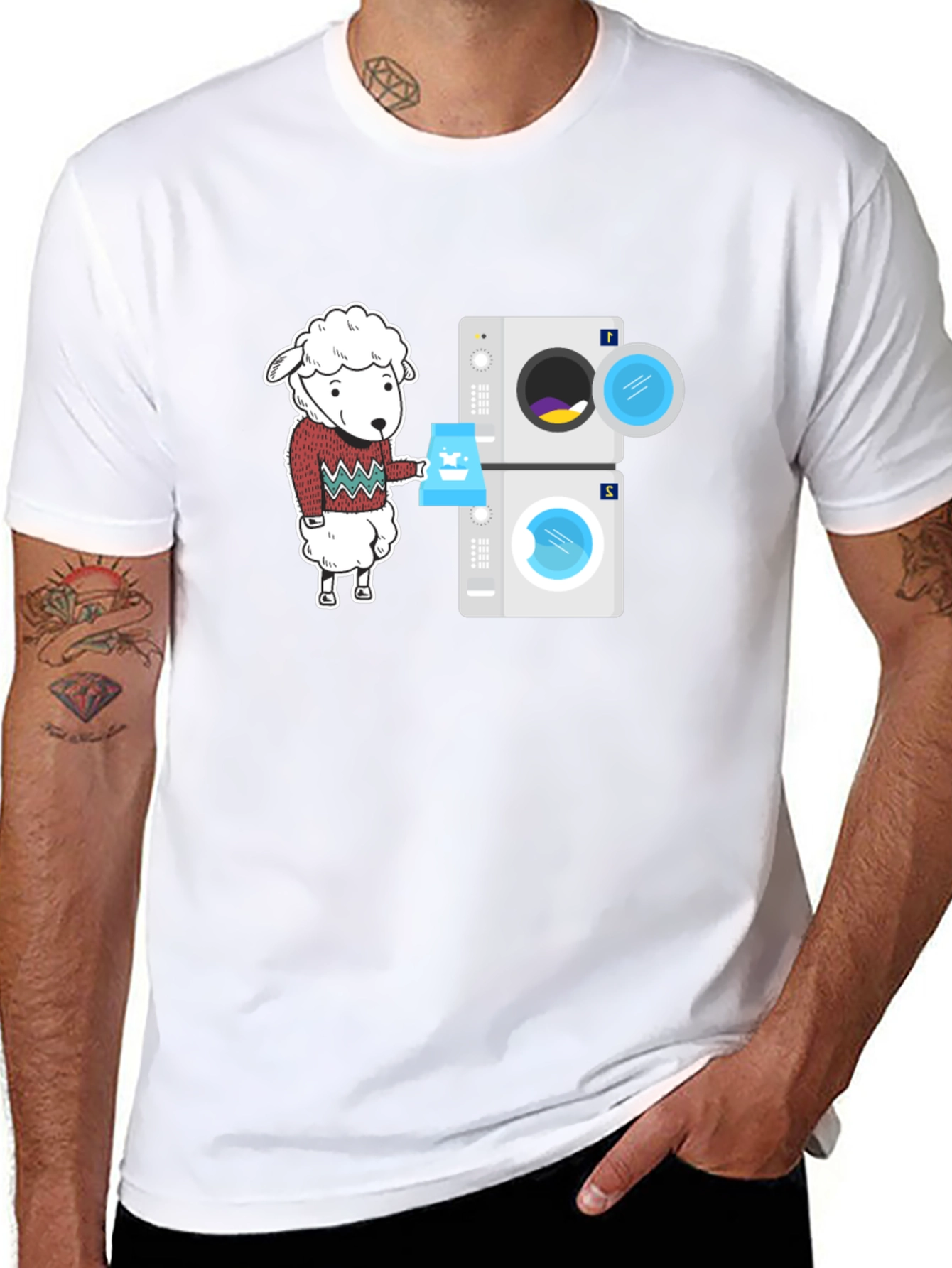Black Laundry Sheep Graphic Tee view 8