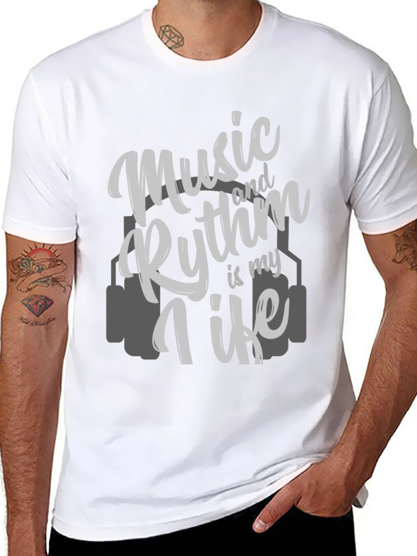 Music and Rhythm T-Shirt - Life's Soundtrack - 8