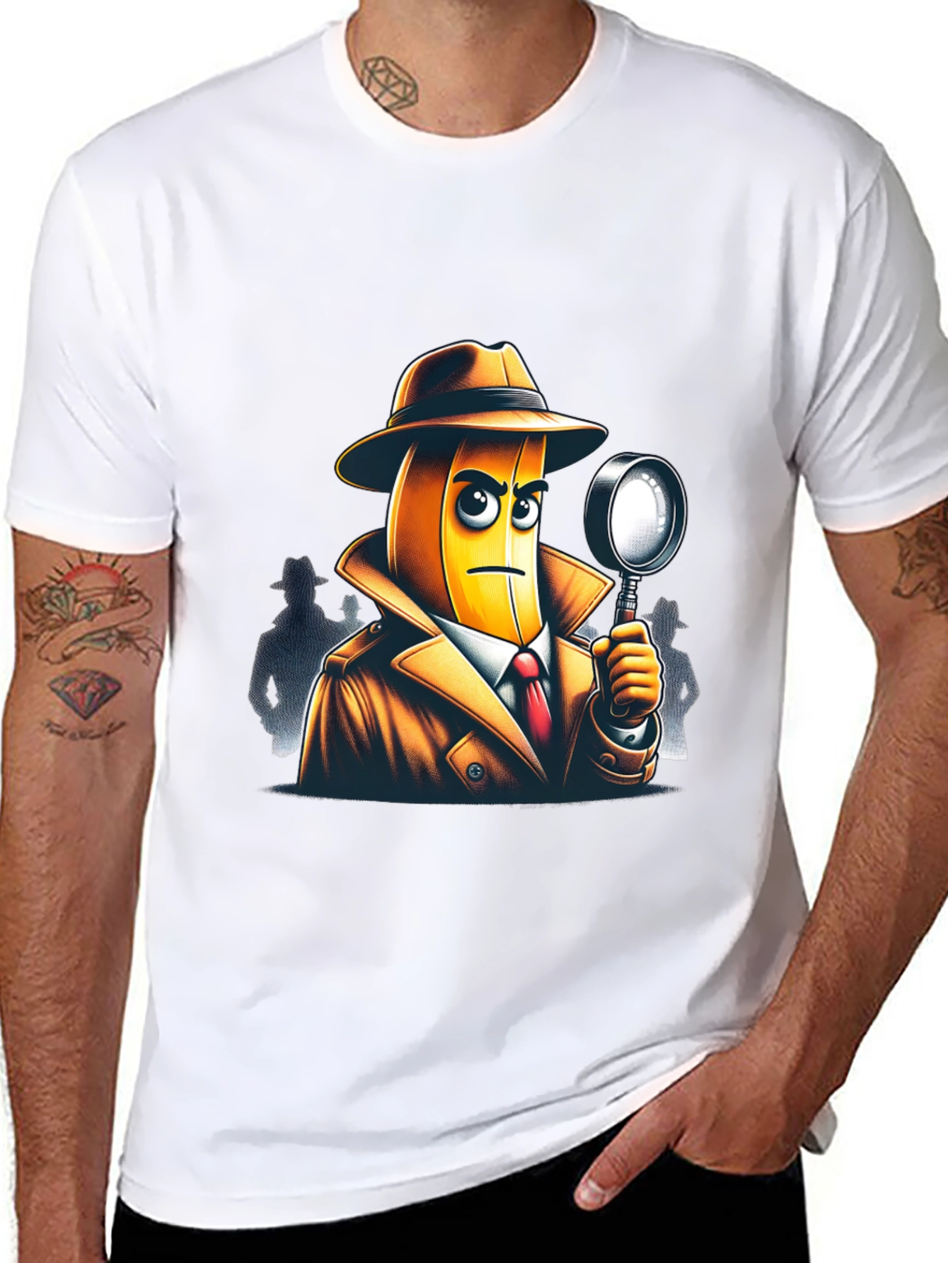 Black Banana Detective T-Shirt view 8