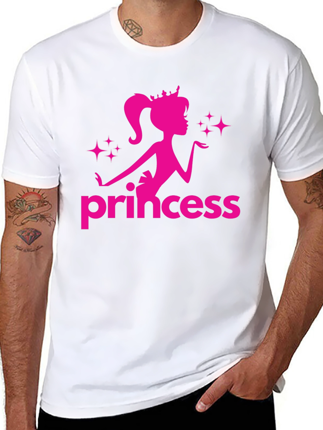 Black Princess Graphic Tee - Fun Fashion view 8