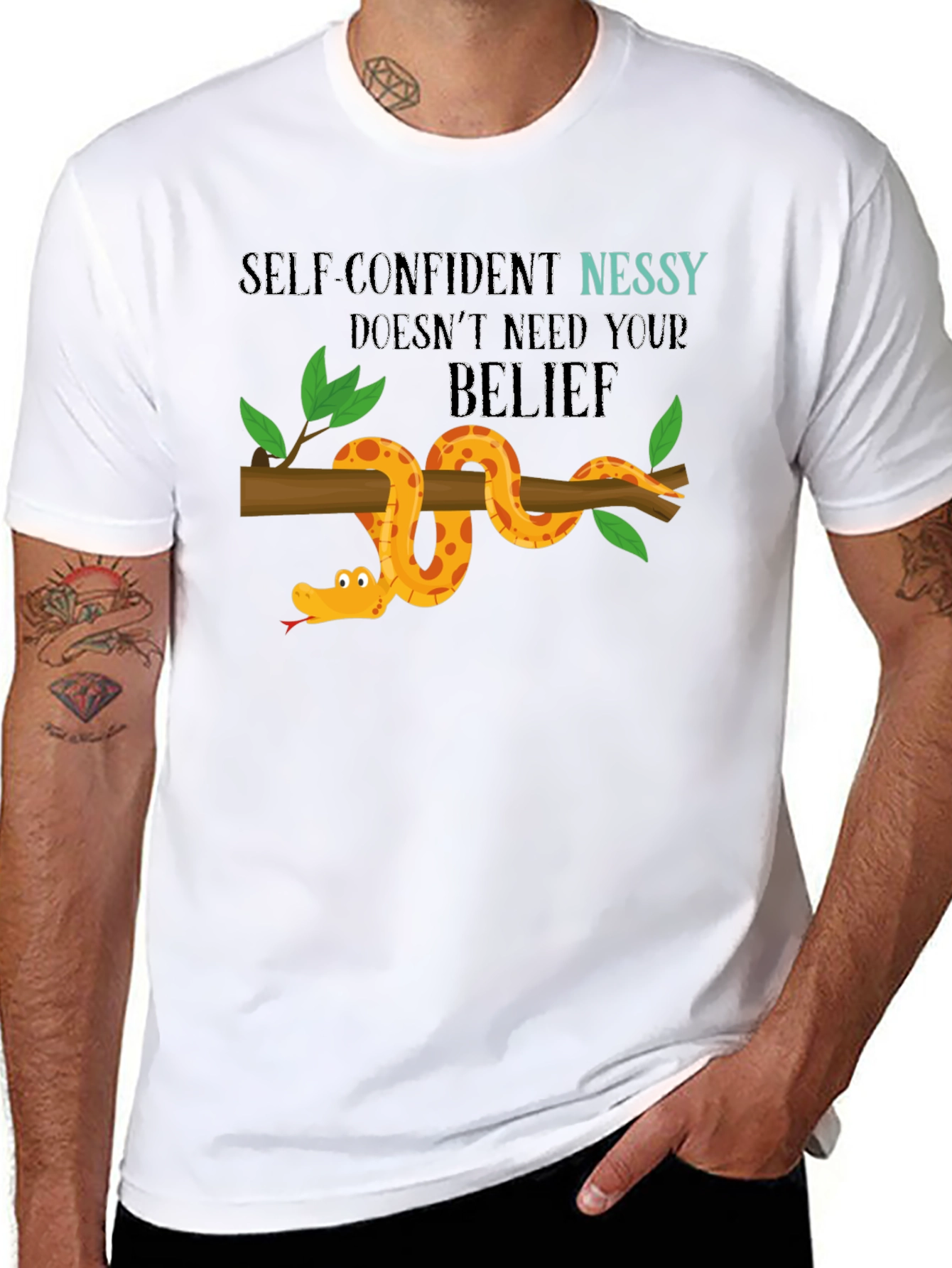 Black Self-Confident Nessy T-Shirt view 8