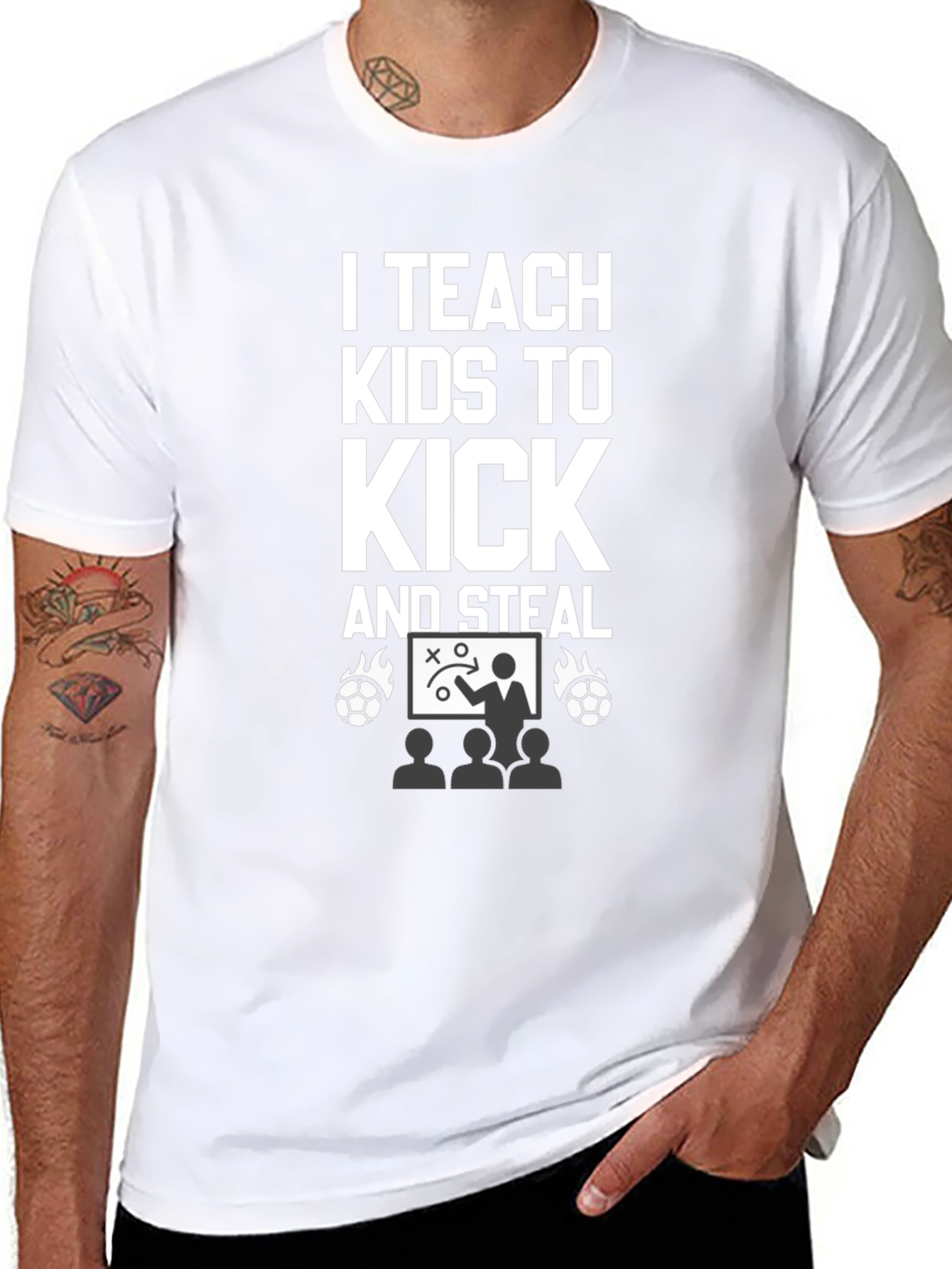 I Teach Kids to Kick and Steal T-Shirt - 8