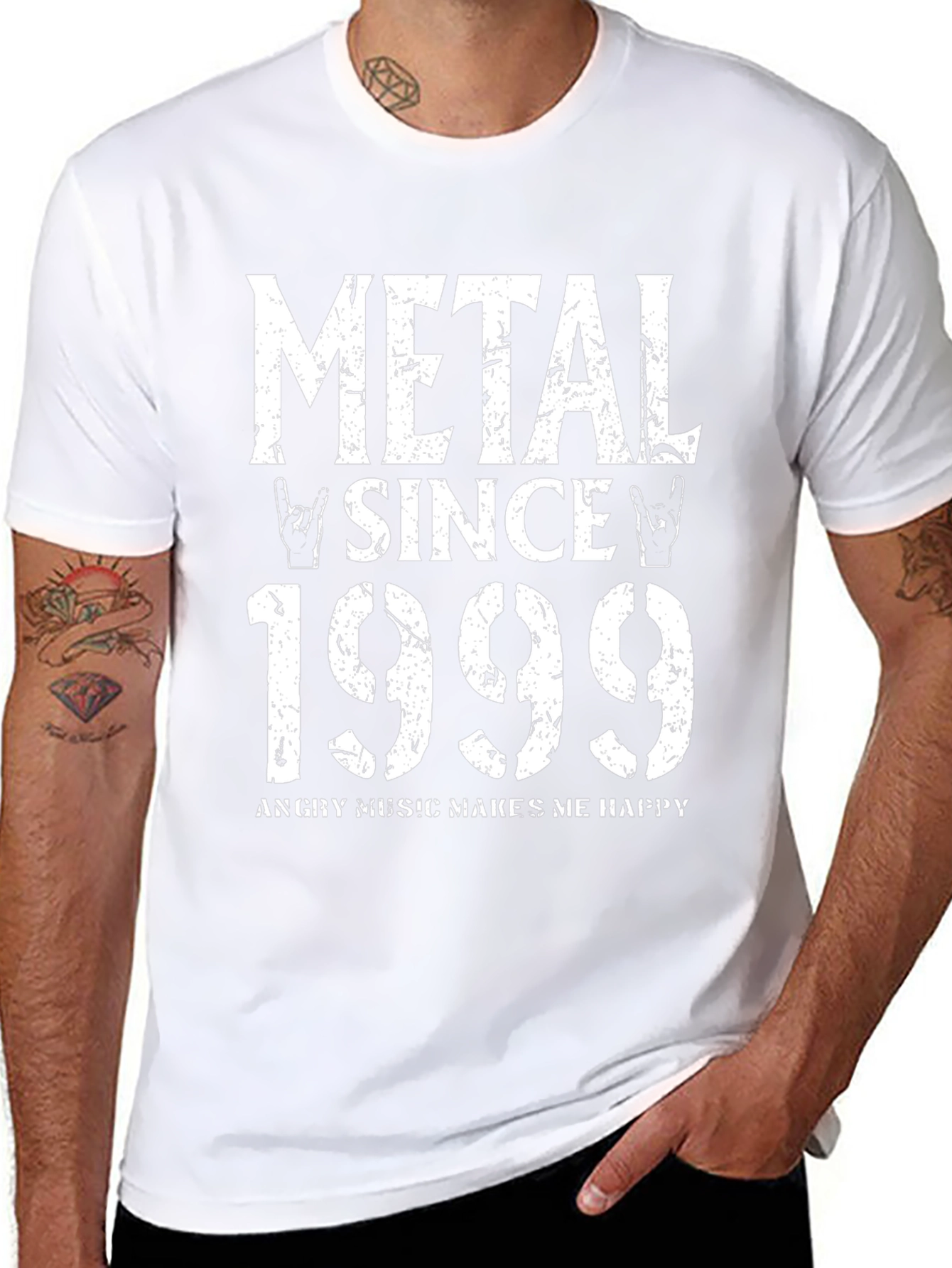 Black Metal Since 1999 Graphic T-Shirt view 8