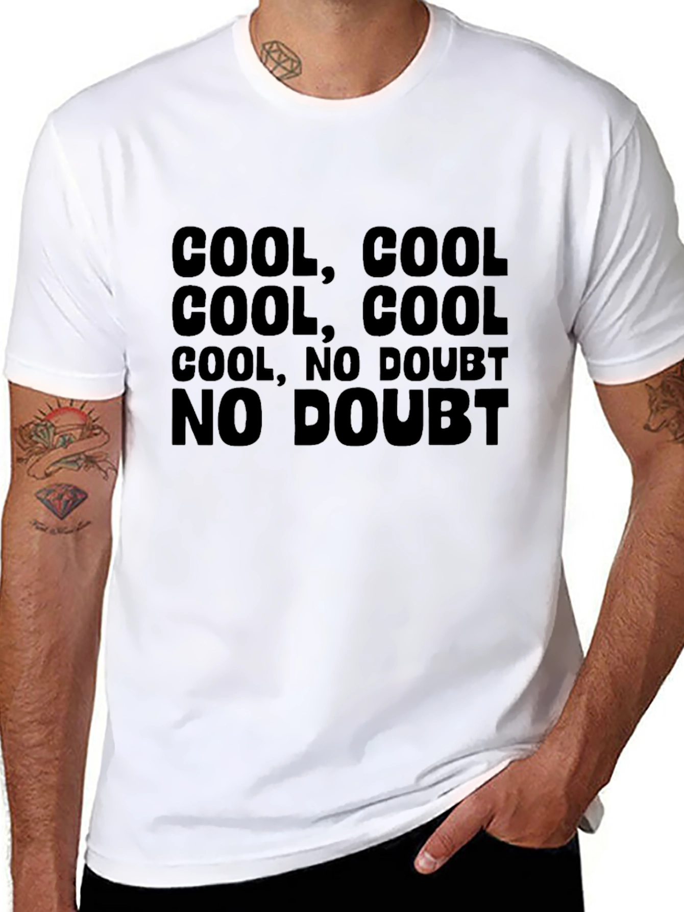 Black Cool Cool No Doubt Graphic Tee - Men's view 8