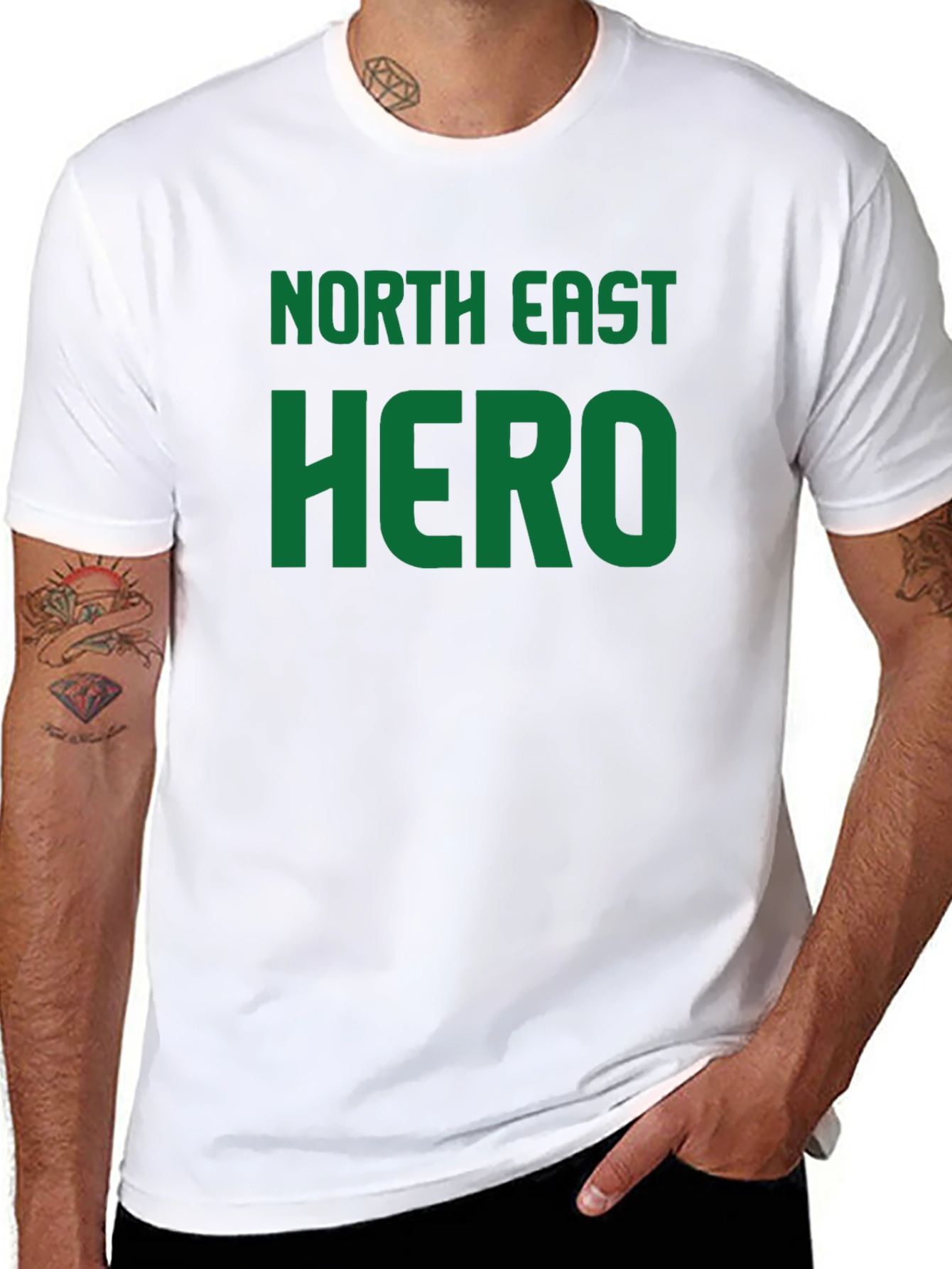 Black North East Hero Graphic Tee view 8