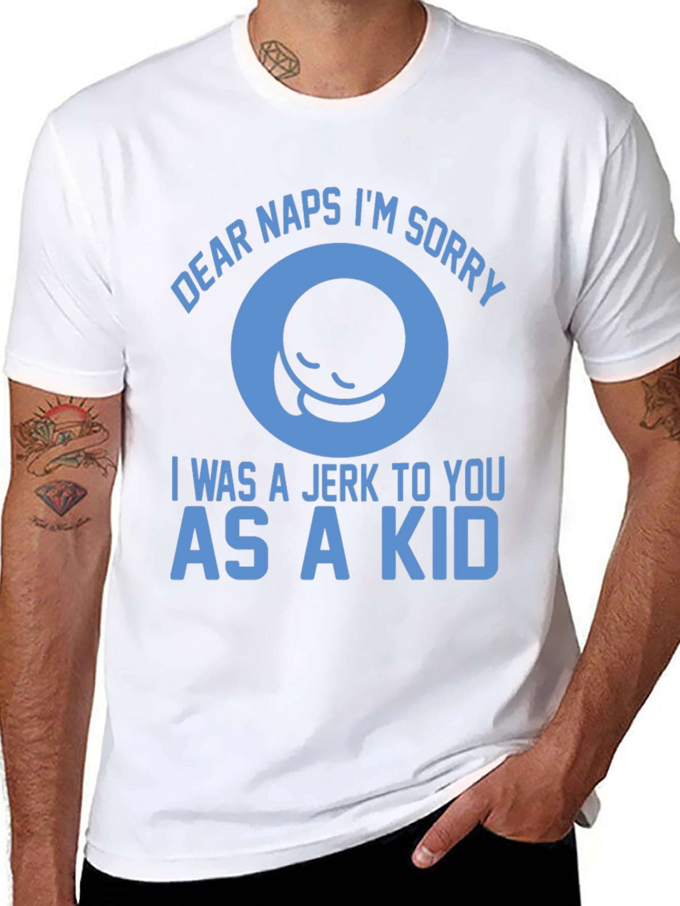 Black Dear Naps I'm Sorry T-Shirt view 8