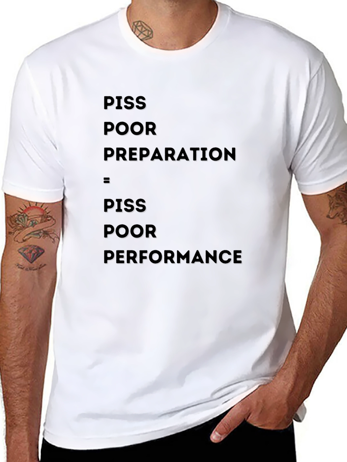 Black Piss Poor Preparation T-Shirt view 8