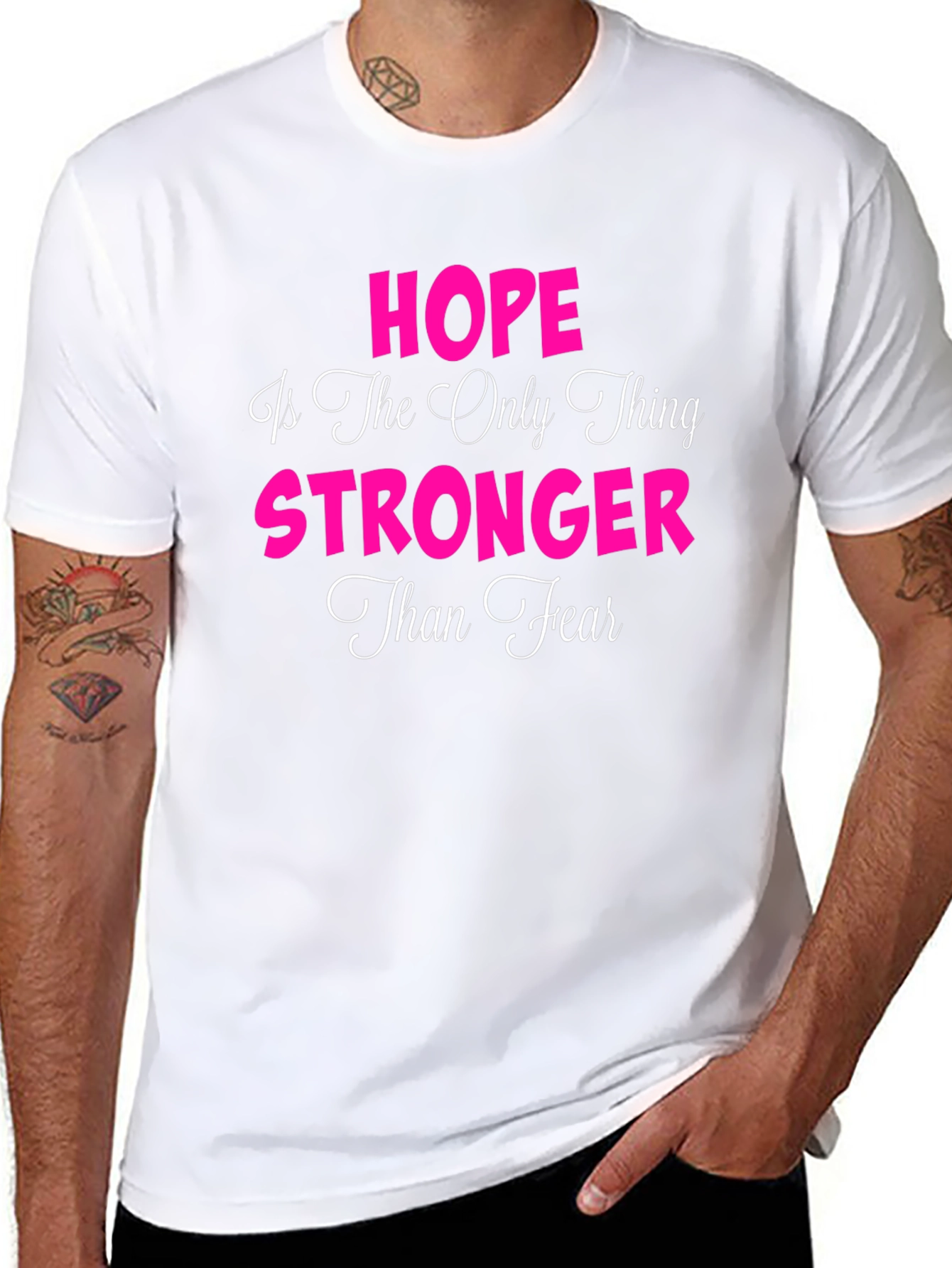 Hope Stronger Than Fear T-Shirt - 8
