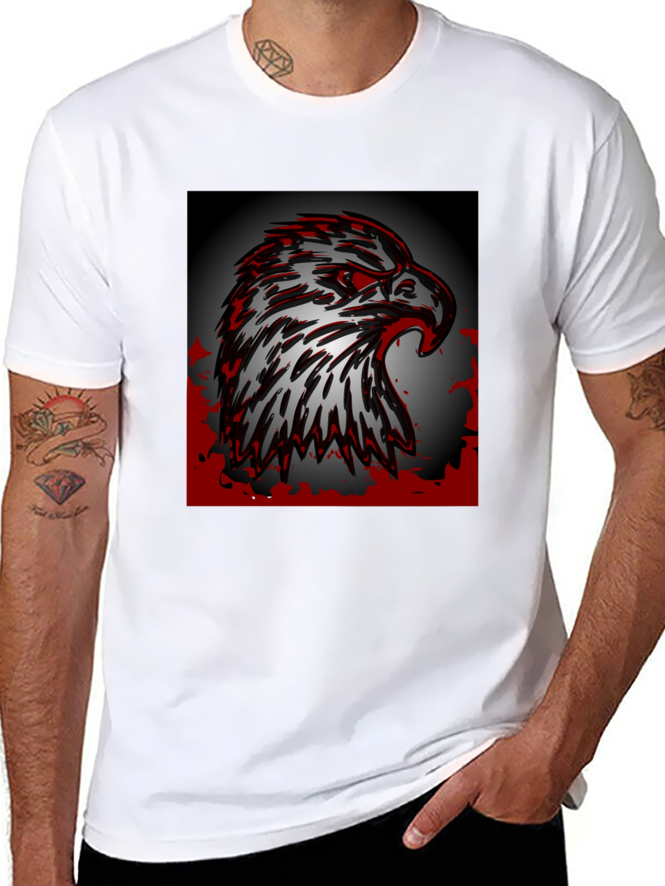 Black Eagle Graphic Tee - Bold Style view 8