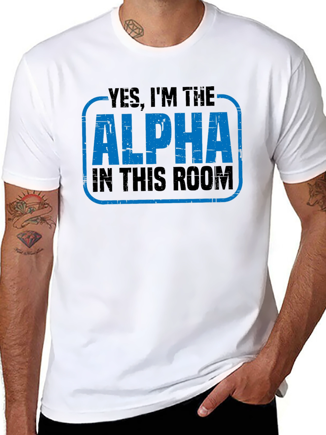 Black Alpha In This Room Graphic T-Shirt view 8