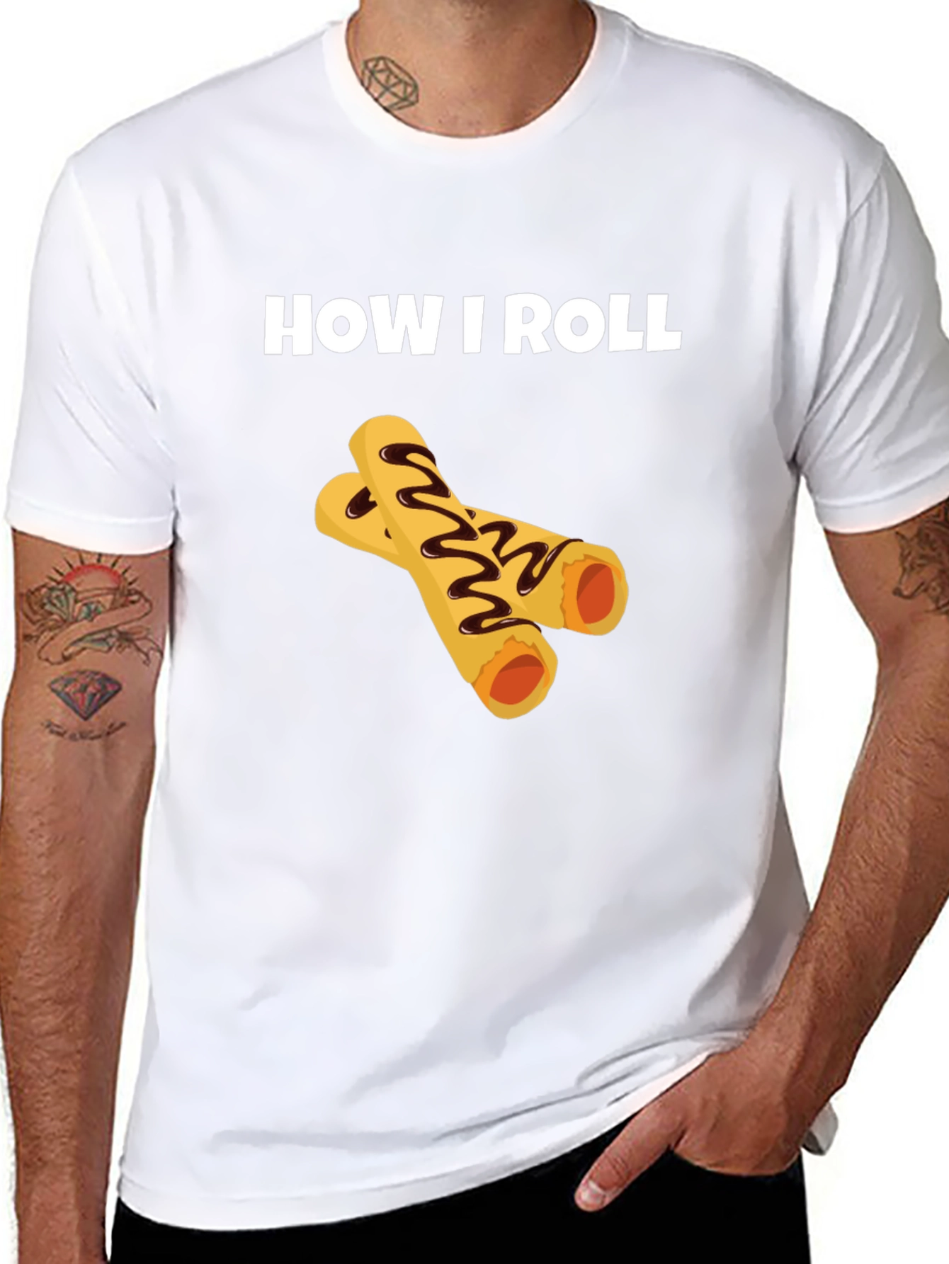 How I Roll Taquito T-Shirt - 8
