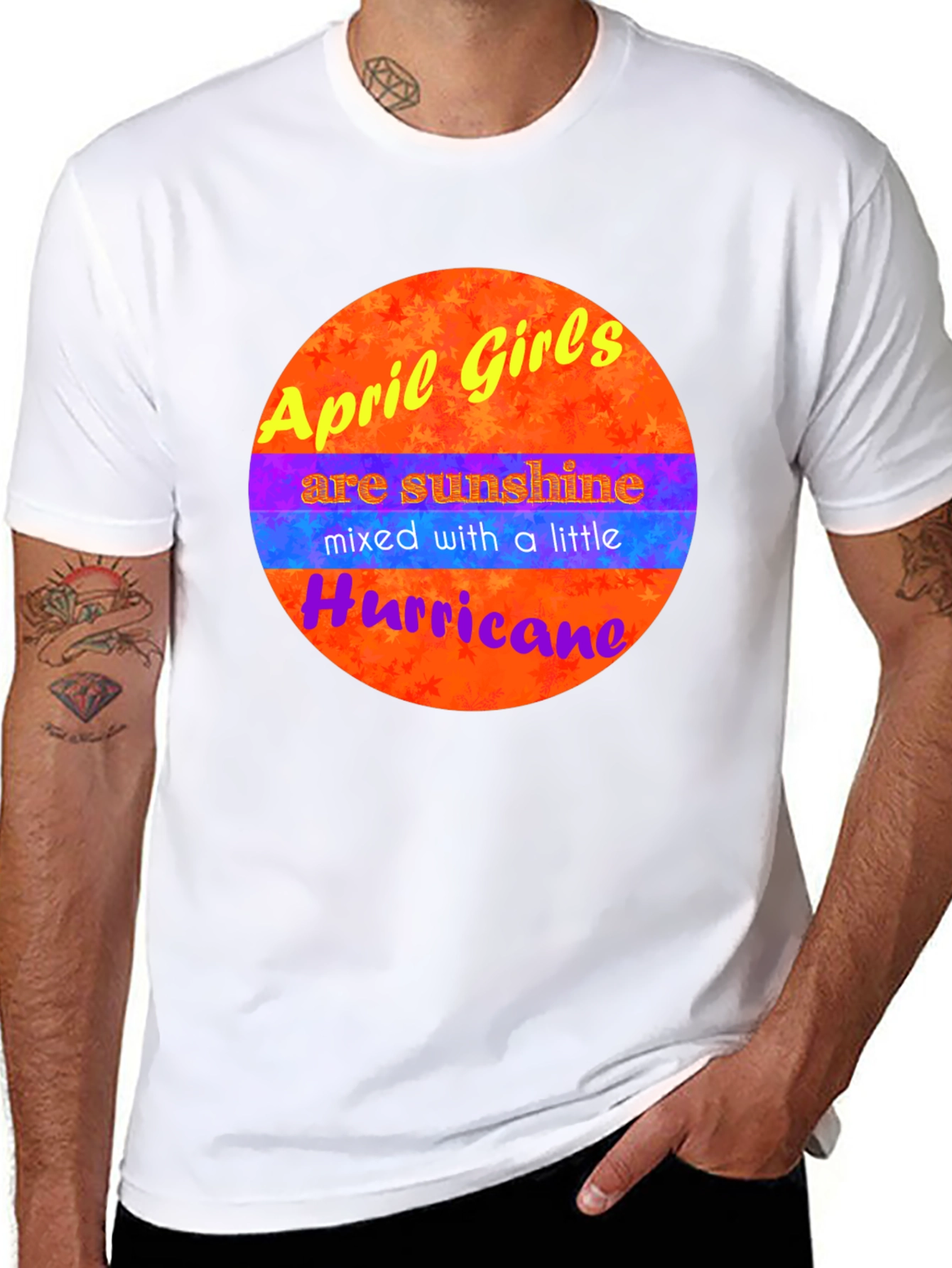 Black April Girls Sunshine Hurricane T-Shirt view 8