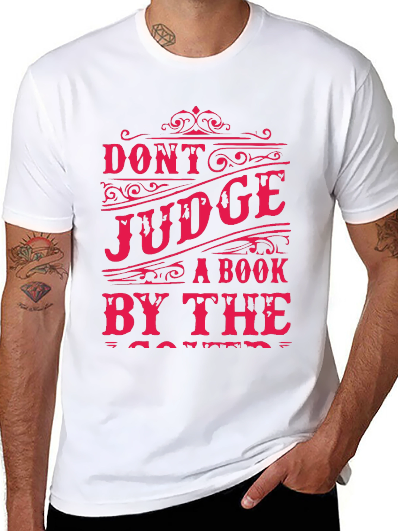 Black Don't Judge a Book by its Cover T-Shirt view 8