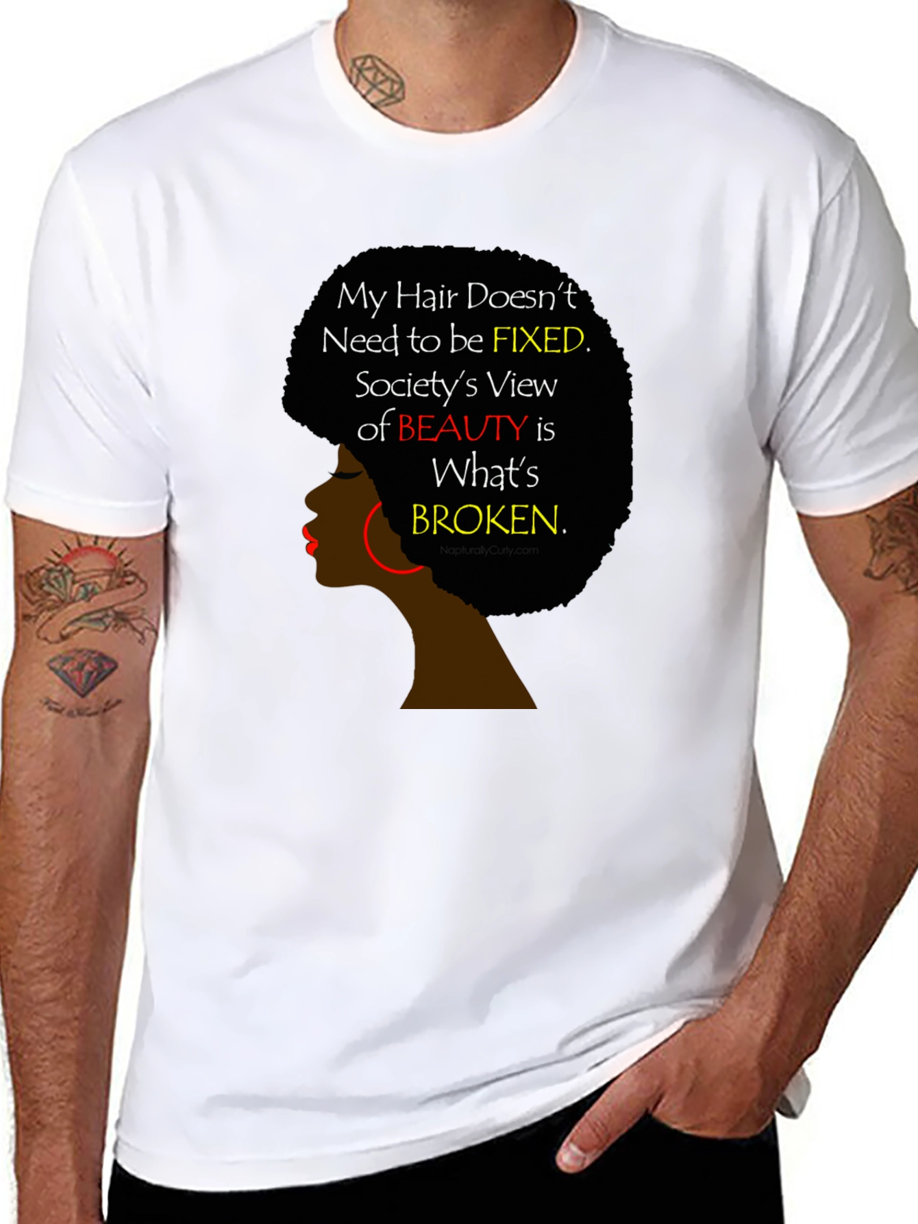 Empowered Beauty T-Shirt - Afro Hair Pride - 8