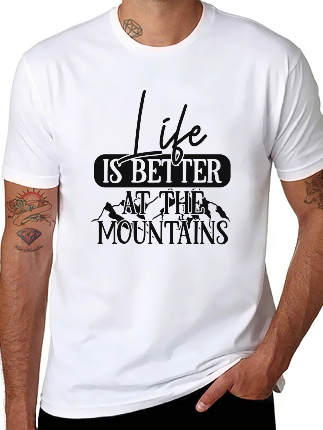 Black Life is Better at the Mountain T-Shirt view 8