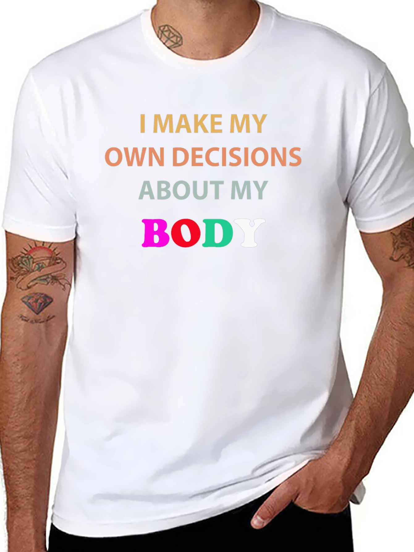Black My Body My Choice Tee view 8