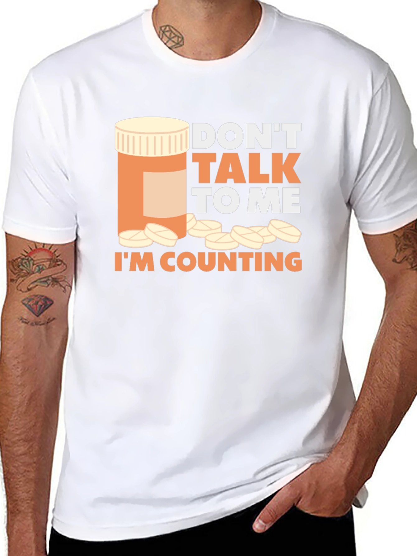 Black Don't Talk To Me I'm Counting T-Shirt view 8