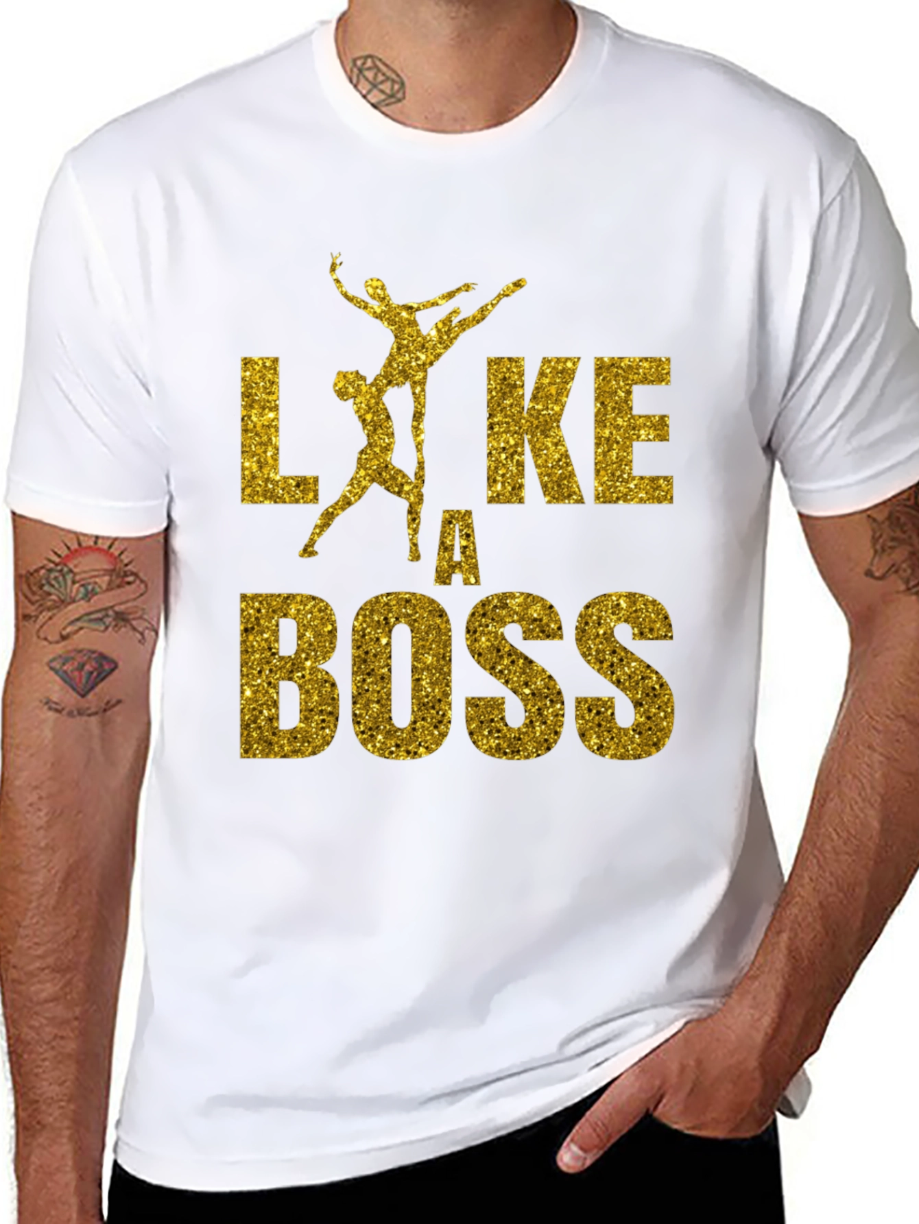Black Like a Boss Dance T-Shirt view 8