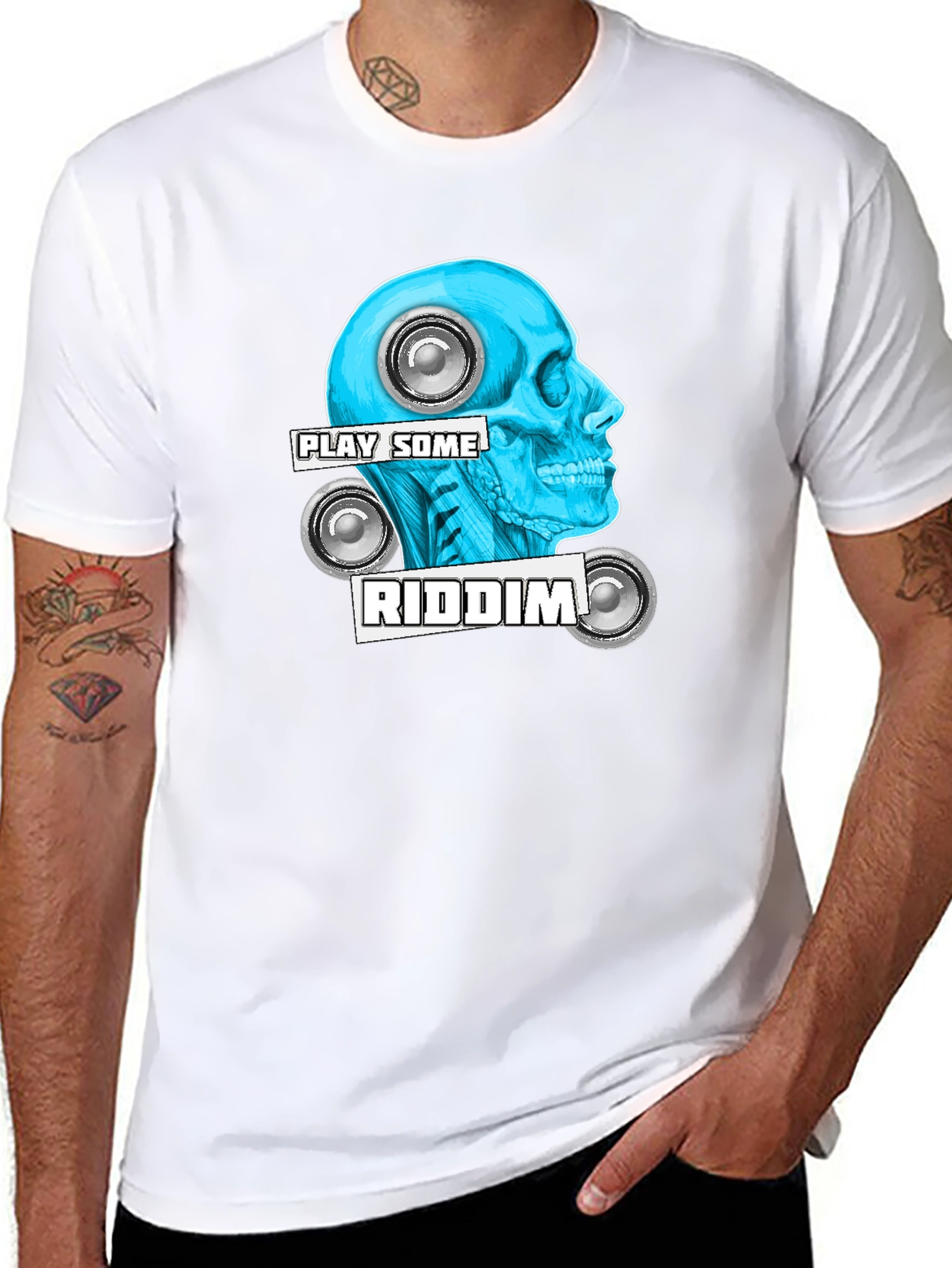 Play Some Riddim T-Shirt - Music Lover Tee - 8