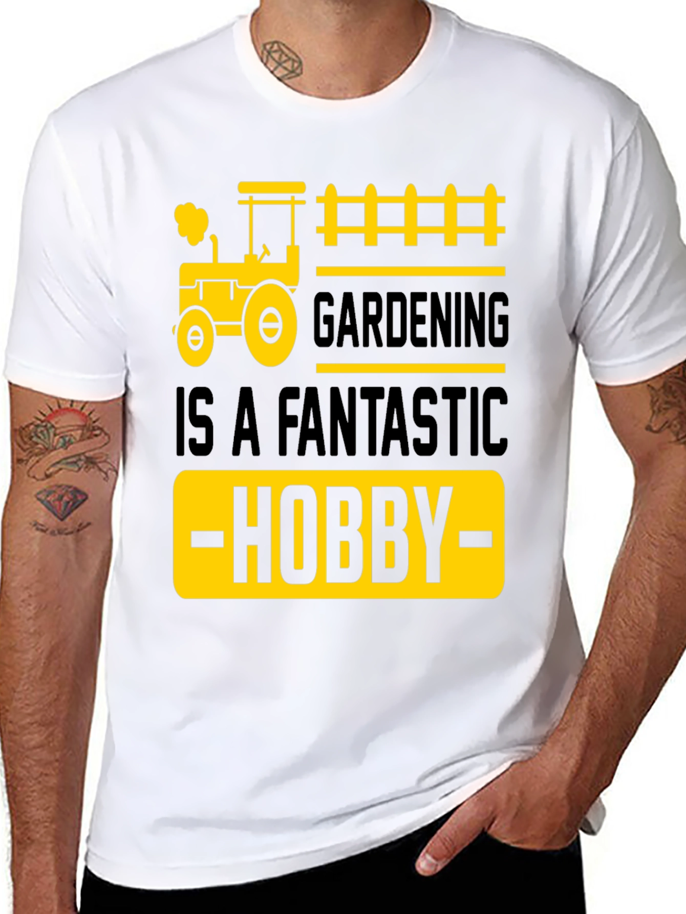 Gardening Hobby Black T-Shirt - 8