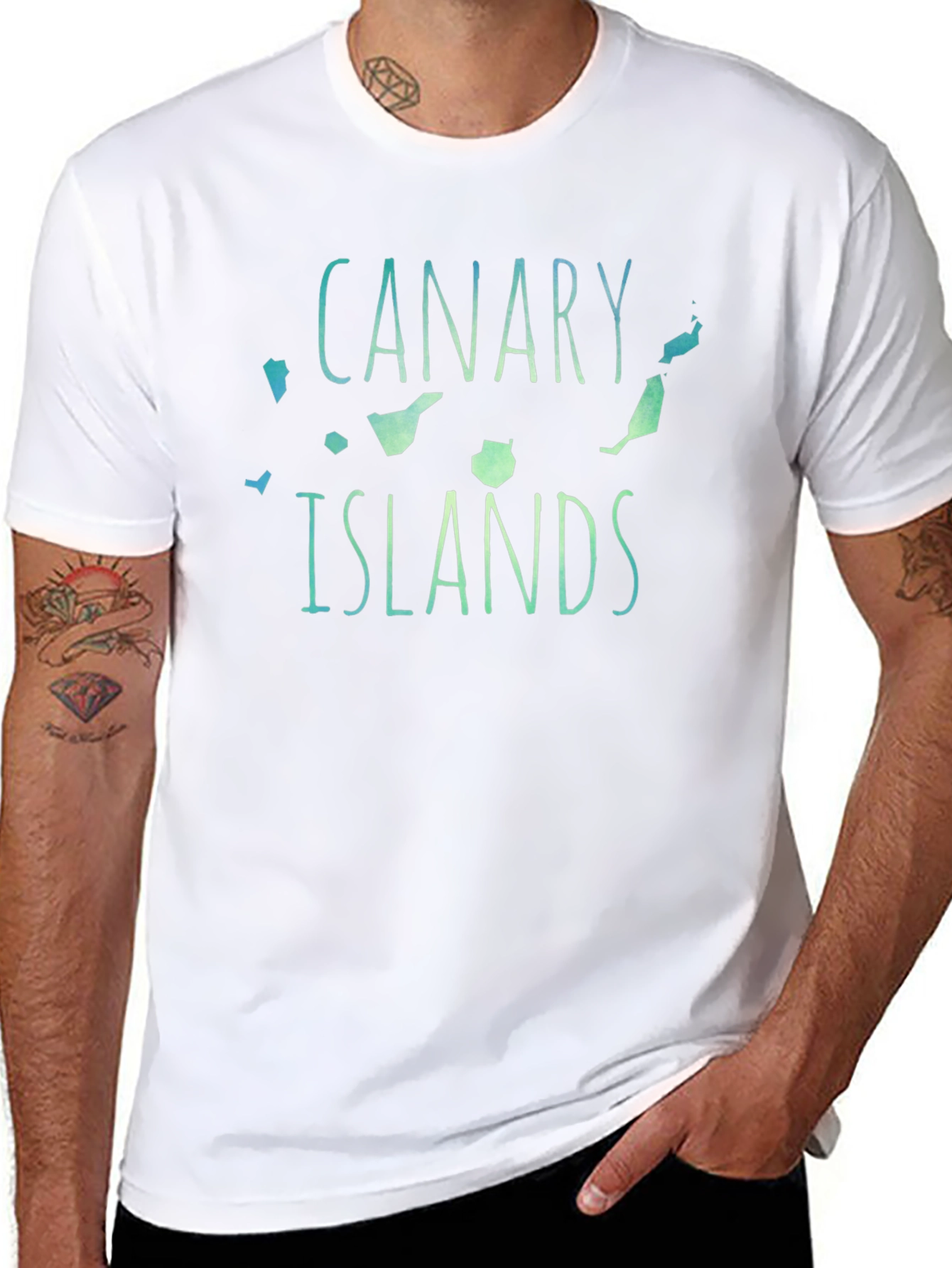 Canary Islands Graphic T-Shirt - Black - 8