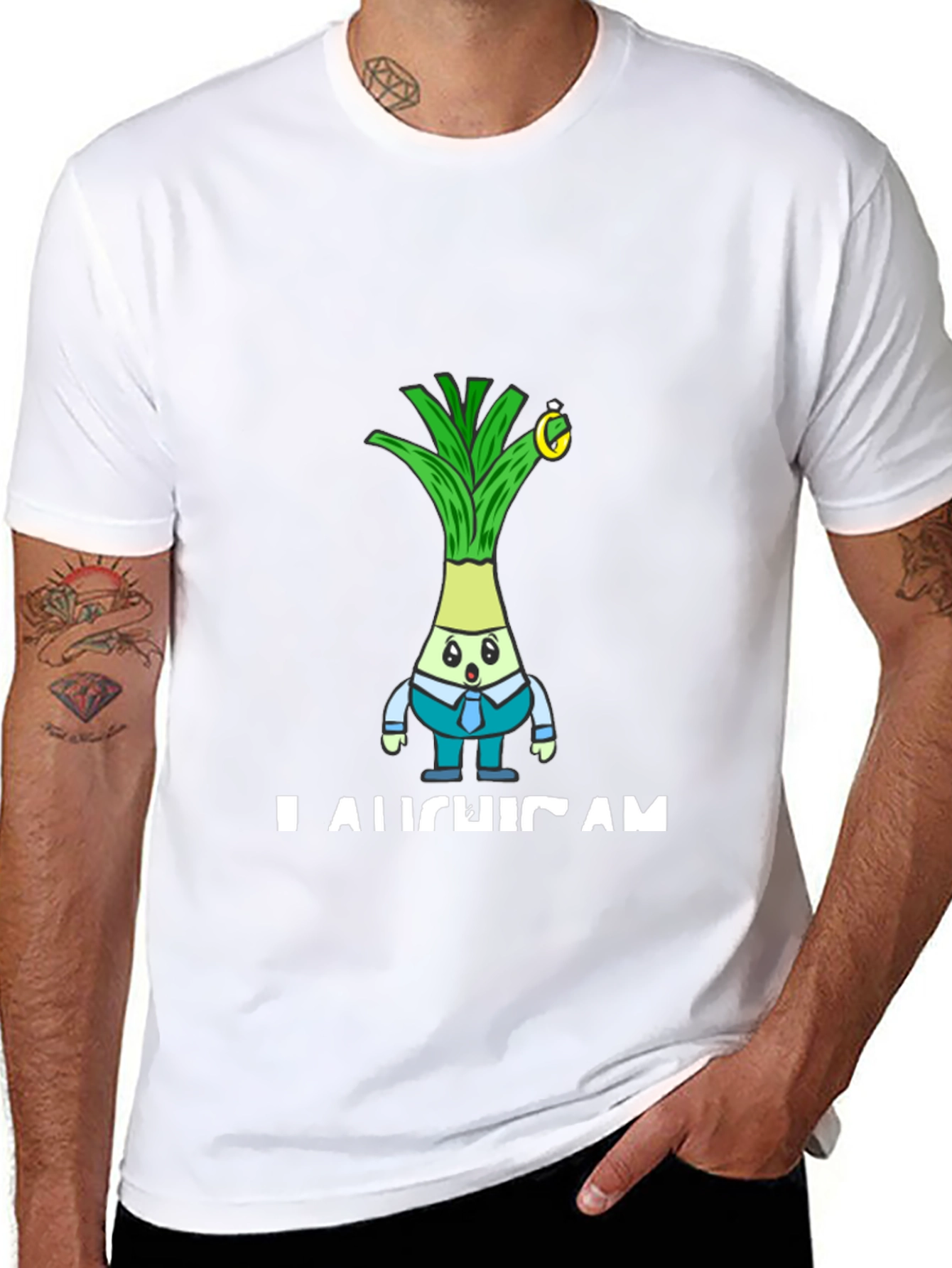 Funny Leek Pun T-Shirt - 'I Leek Em' - 8