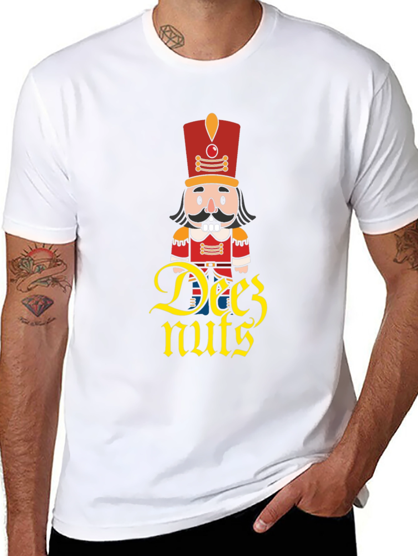 Black Nutcracker Deez Nuts Graphic Tee view 8