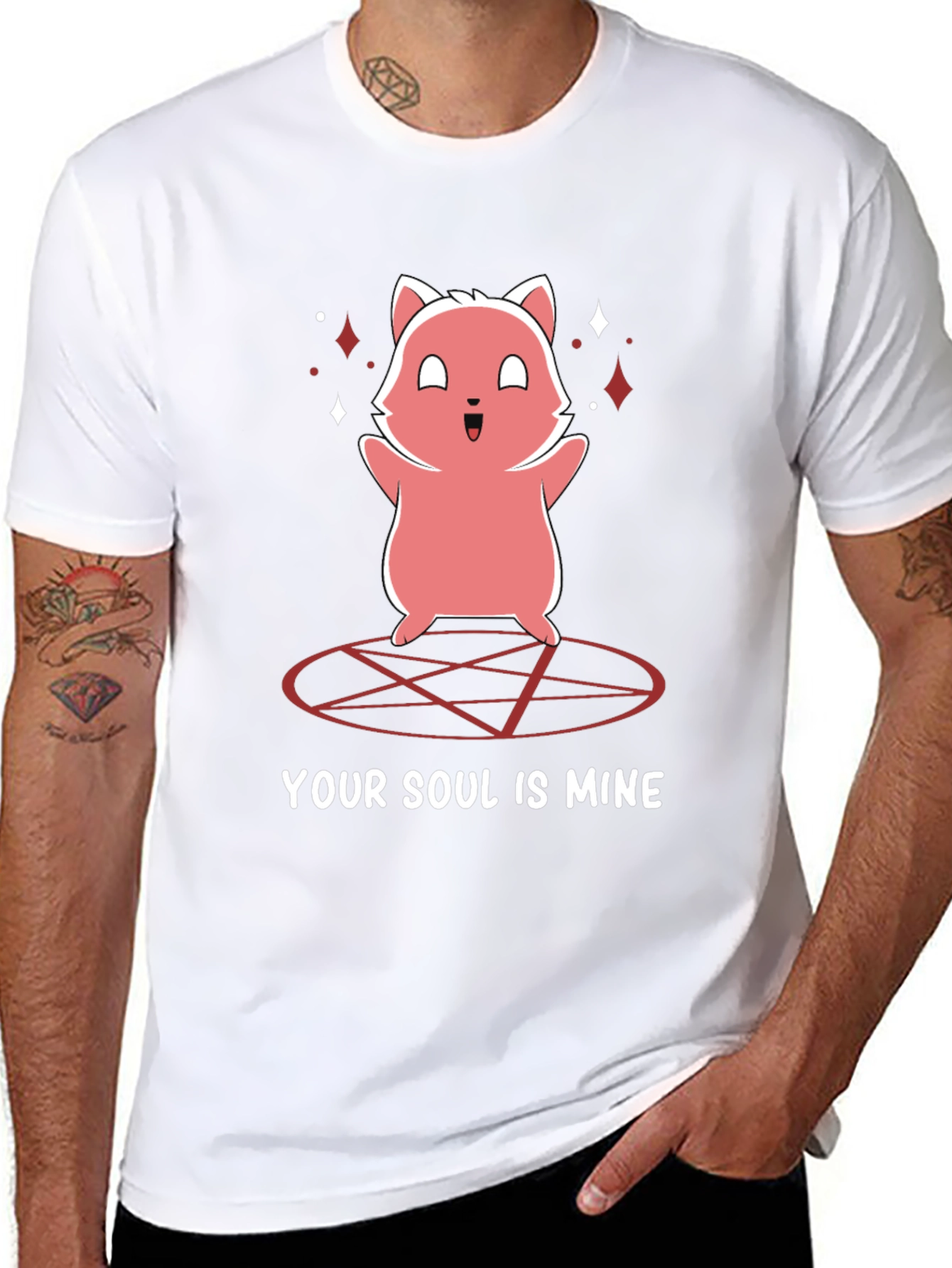 Black Soul-Snatching Hamster Graphic Tee view 8