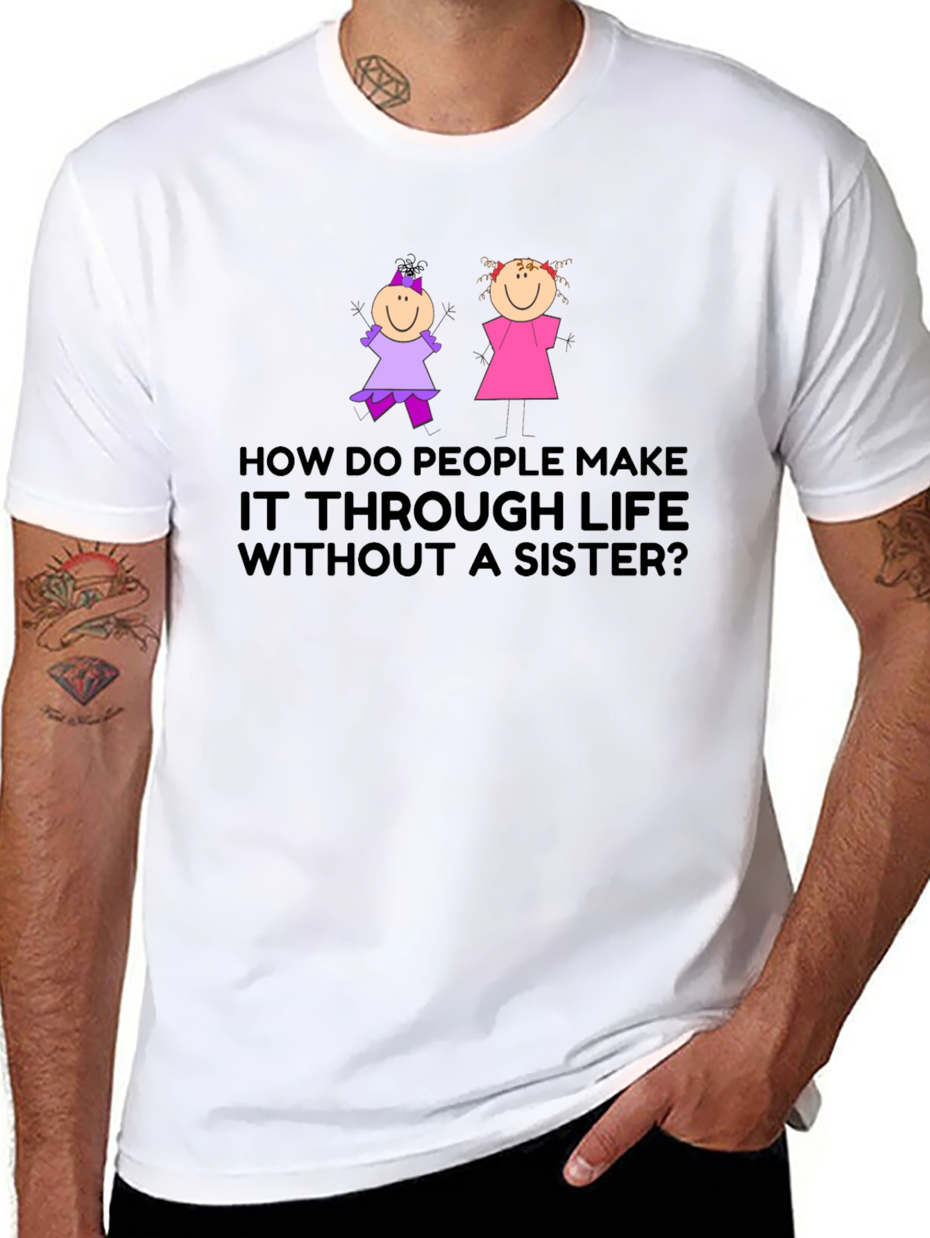 Black Sister T-Shirt: How Do People Make it Through Life? view 8