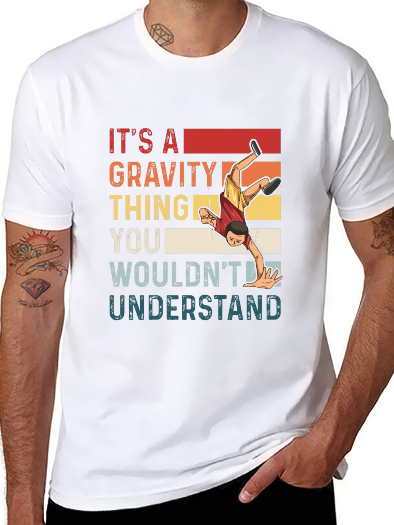 Black Gravity Thing T-Shirt view 8