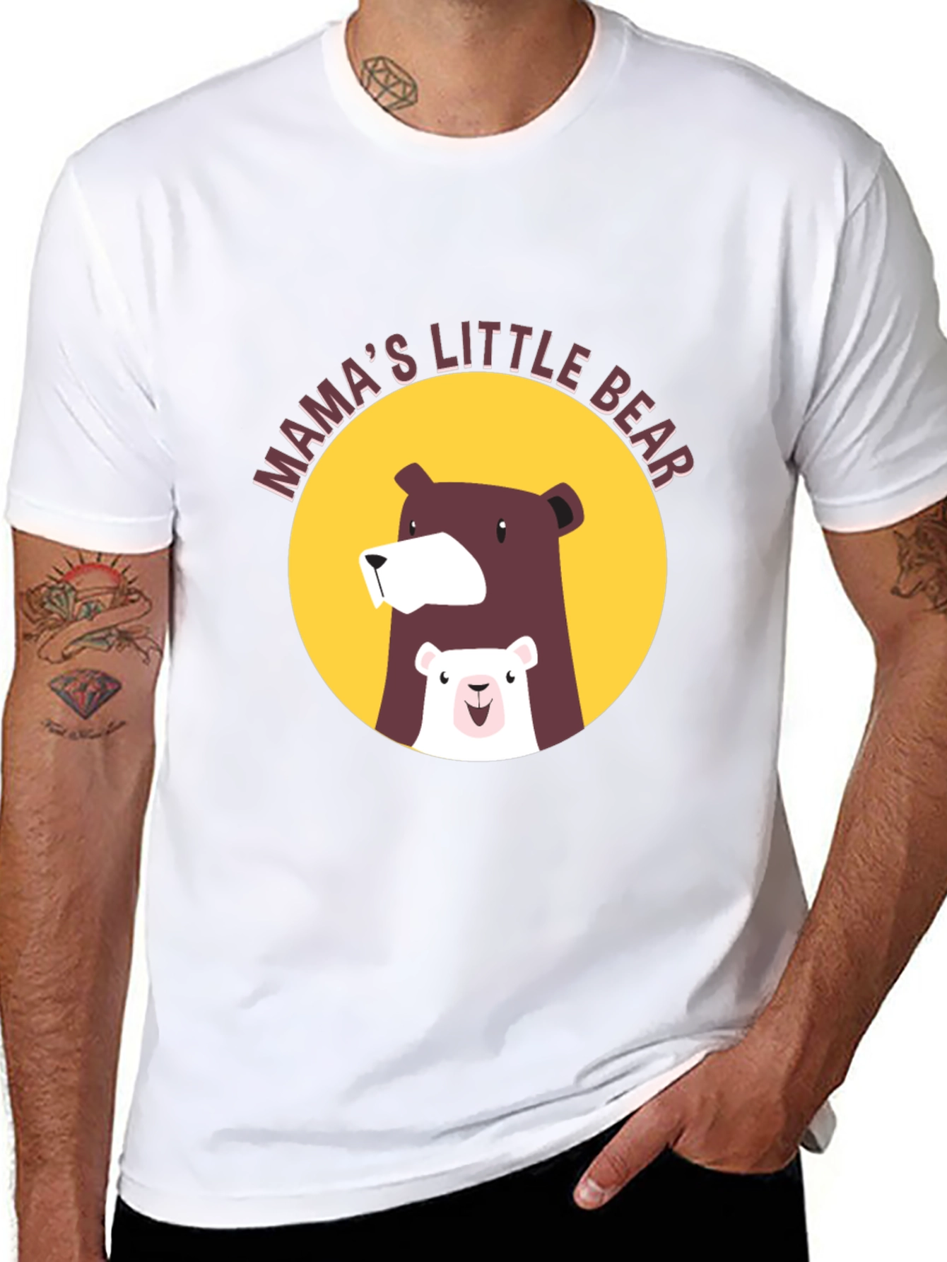 Black Mama's Little Bear Graphic Tee view 8