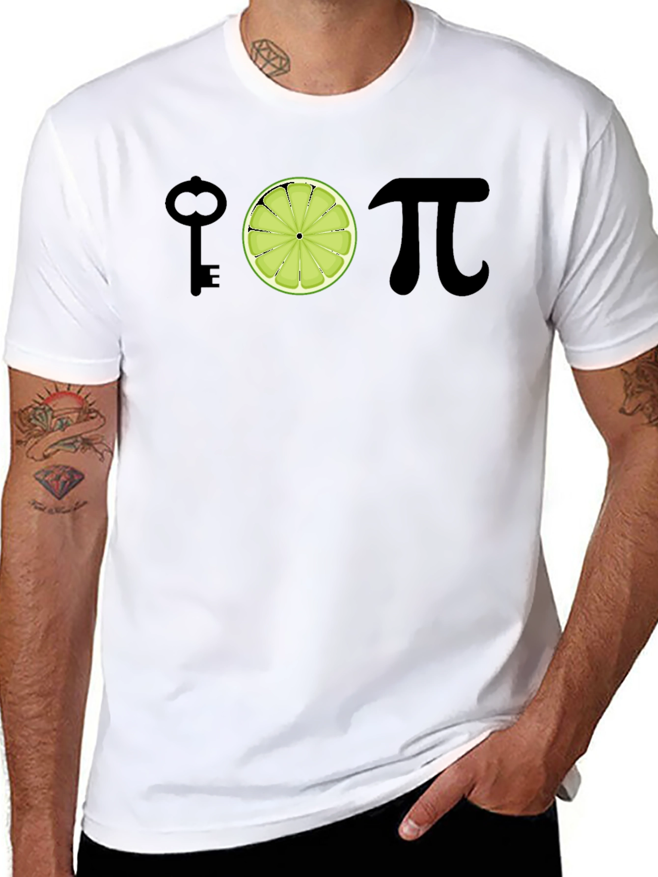 Black I Key Lime Pi Funny T-Shirt Math Humor view 8