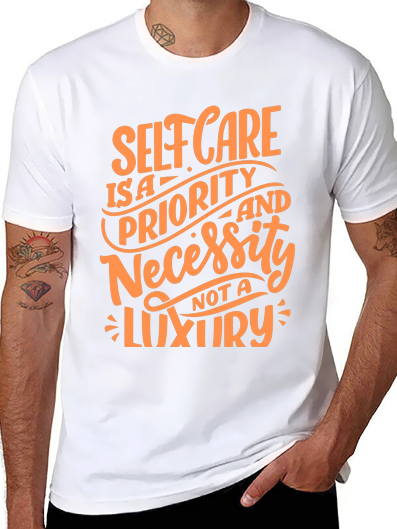 Black Self Care is a Priority T-Shirt view 8