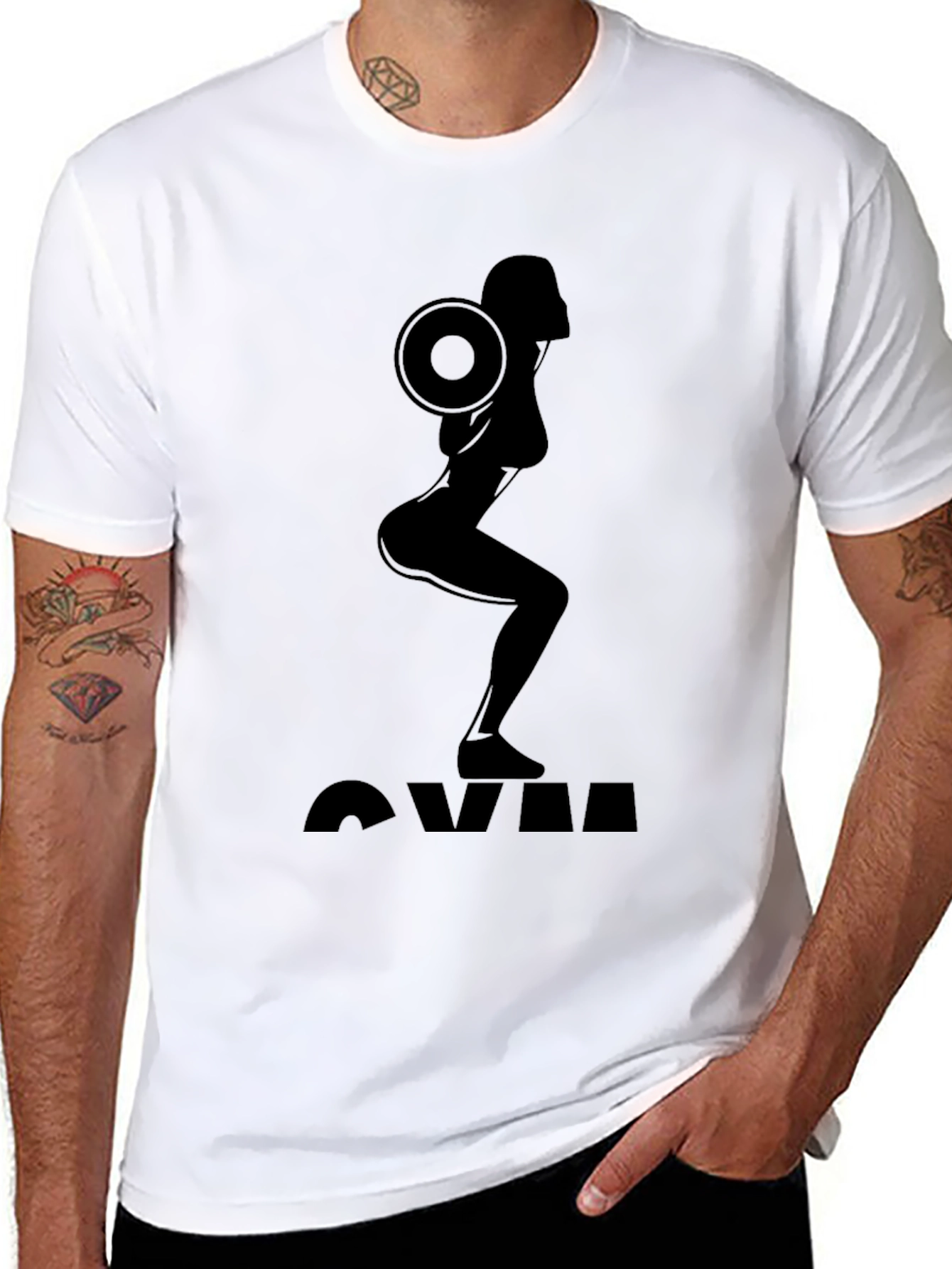 Black Gym Black T-Shirt view 8