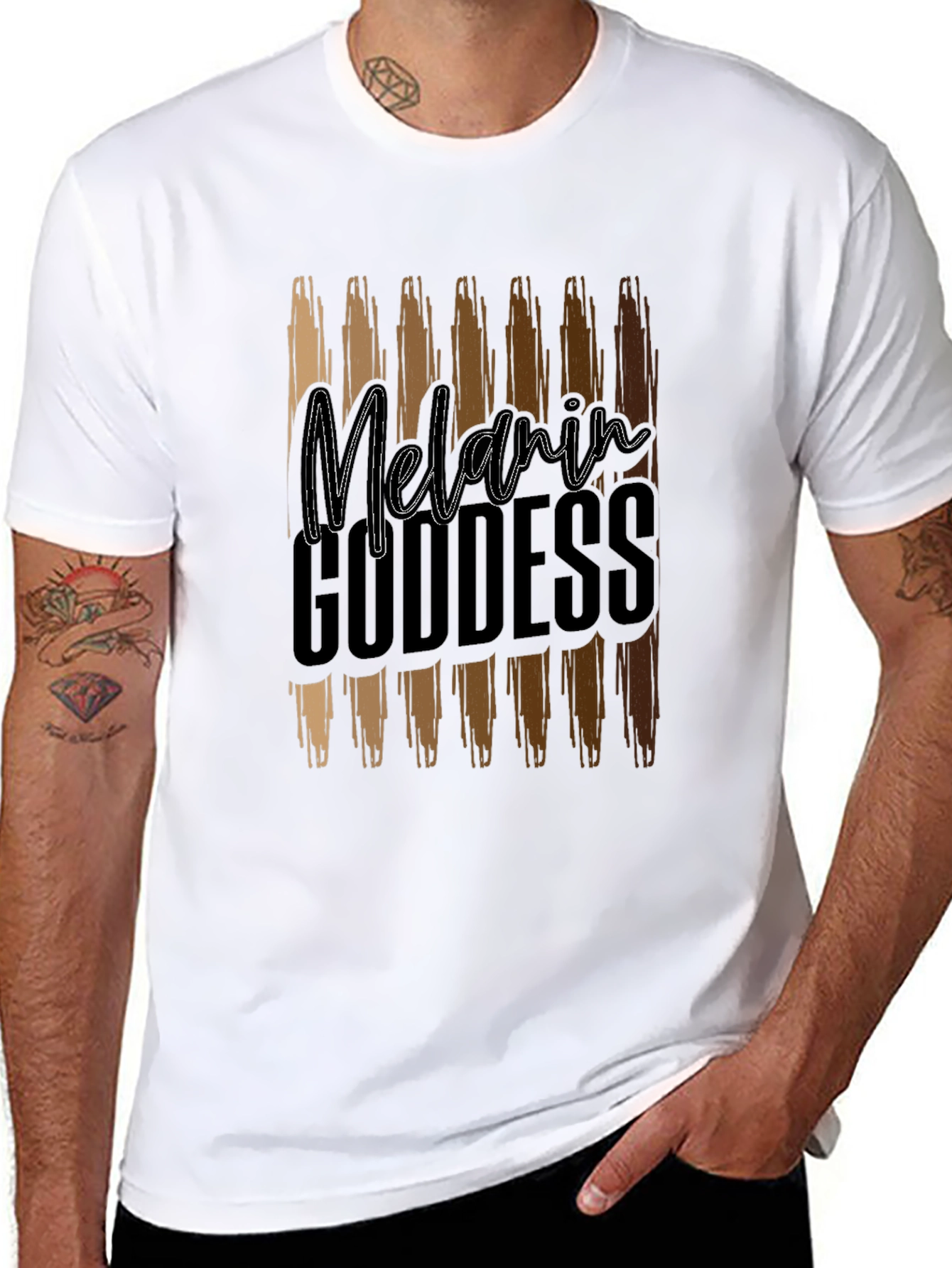 Black Melanin Goddess T-Shirt view 8
