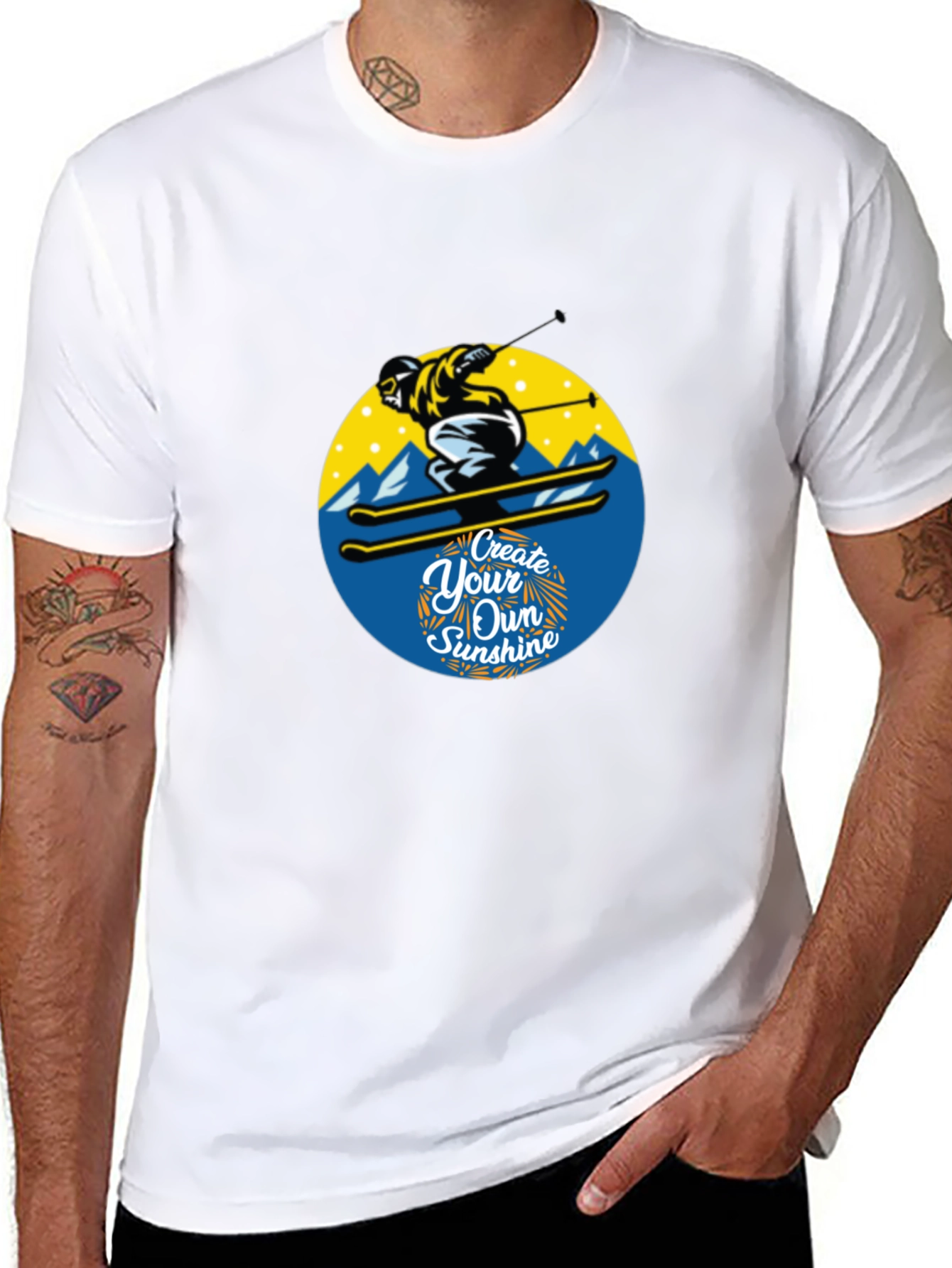 Create Your Own Sunshine Ski T-Shirt - 8