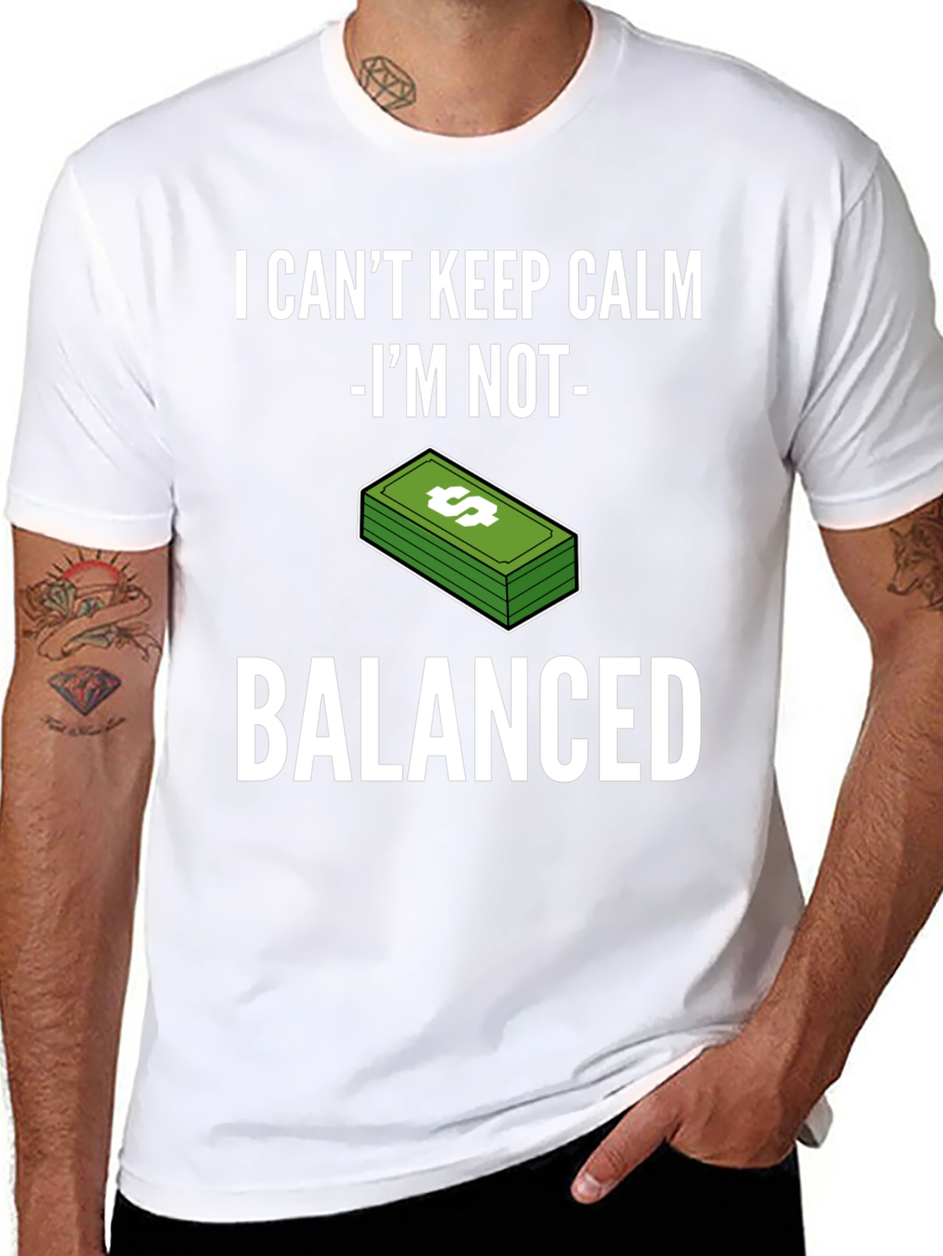 I Can't Keep Calm I'm Not Balanced Funny T-Shirt - 8