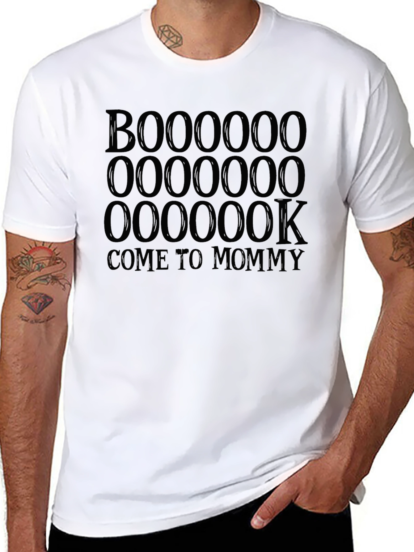 Black Boo Come to Mommy T-Shirt - Halloween view 8