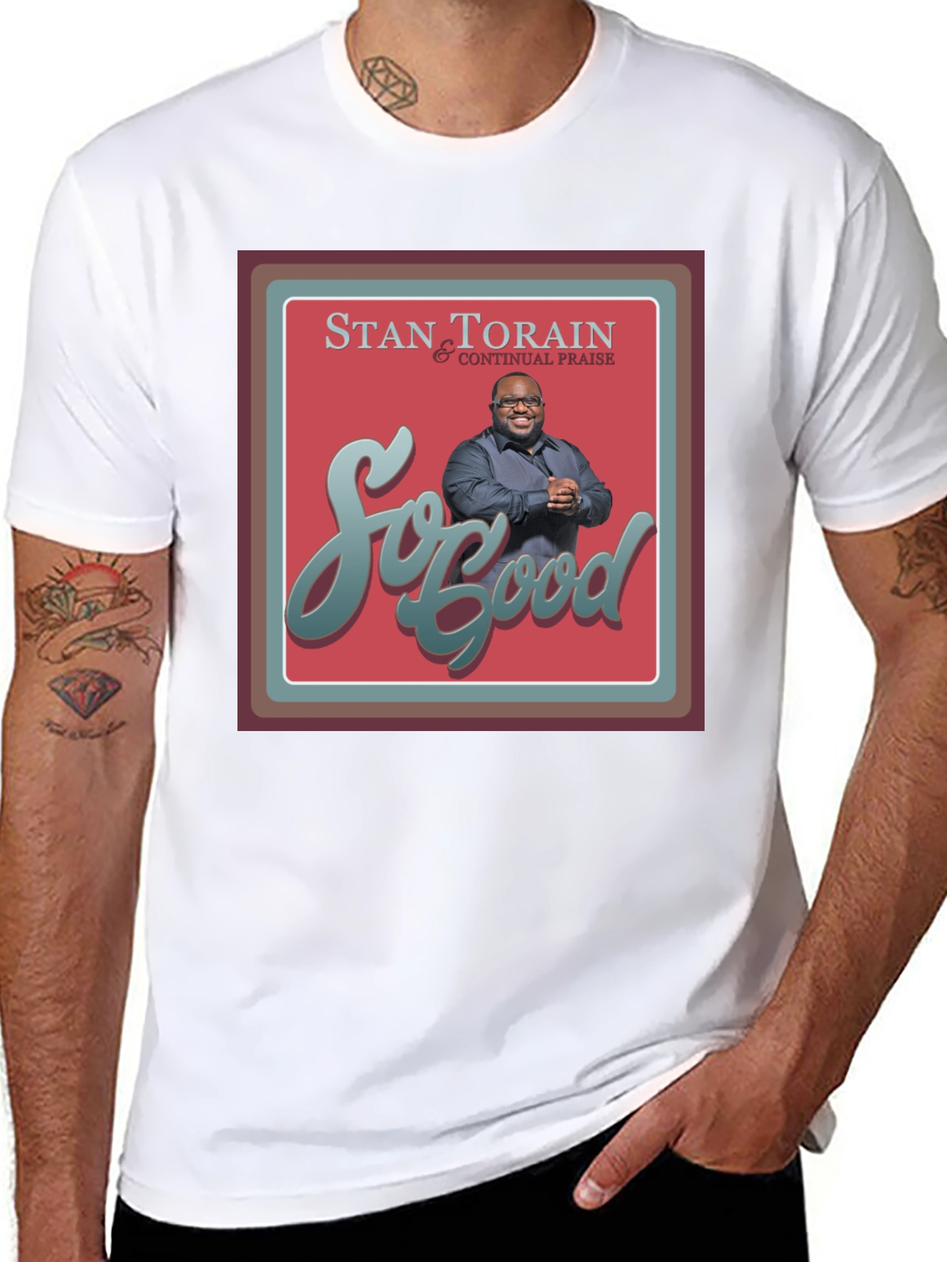 Black Stan Torain So Good Album Cover Graphic Tee view 8