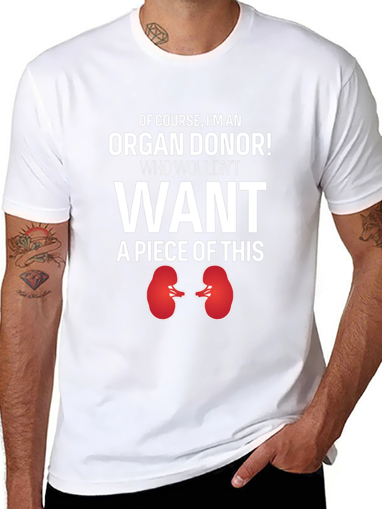 Black Organ Donor T-Shirt: Want a Piece of This? view 8