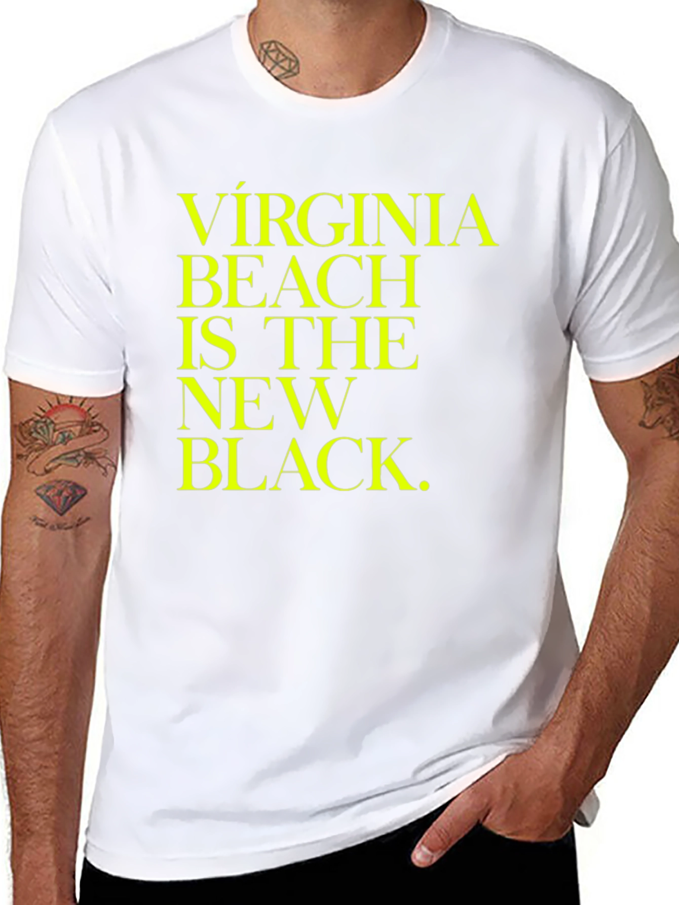 Black Virginia Beach Is The New Black Tee view 8
