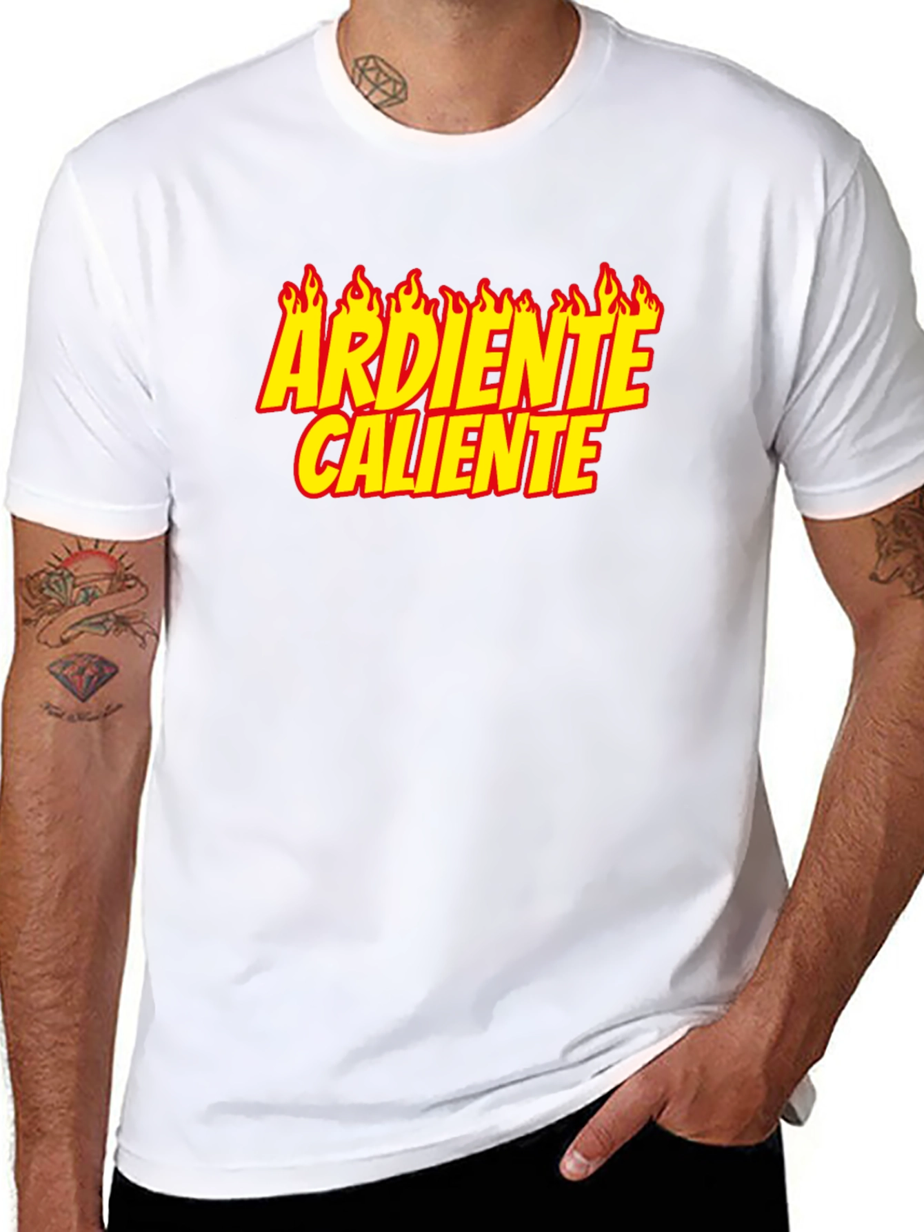Black Ardiente Caliente Graphic Tee view 8