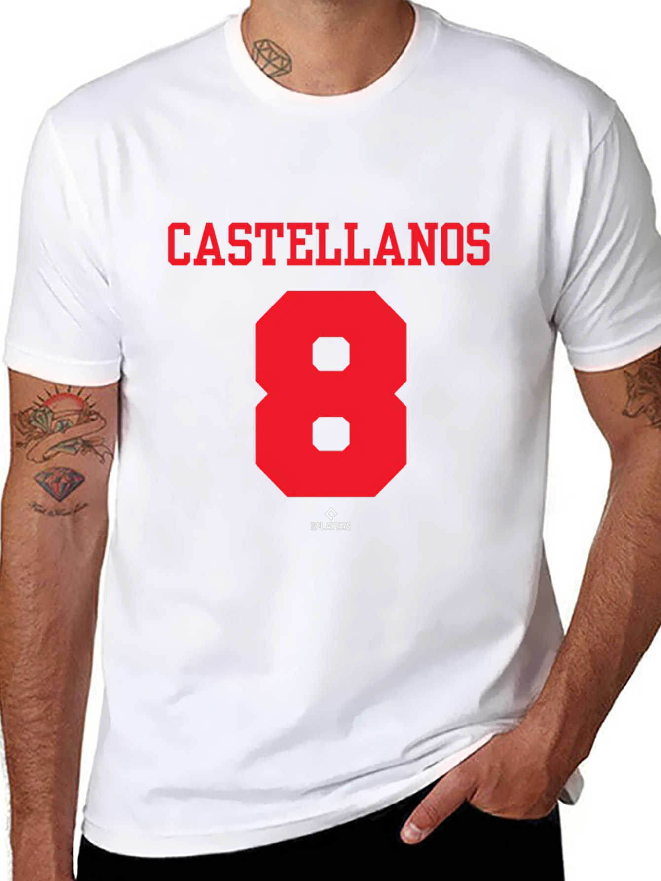Black Castellanos #8 Black Graphic Tee view 8